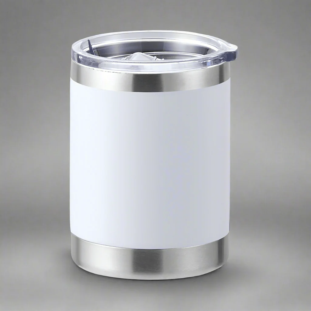 10oz Lowball Tumbler - White