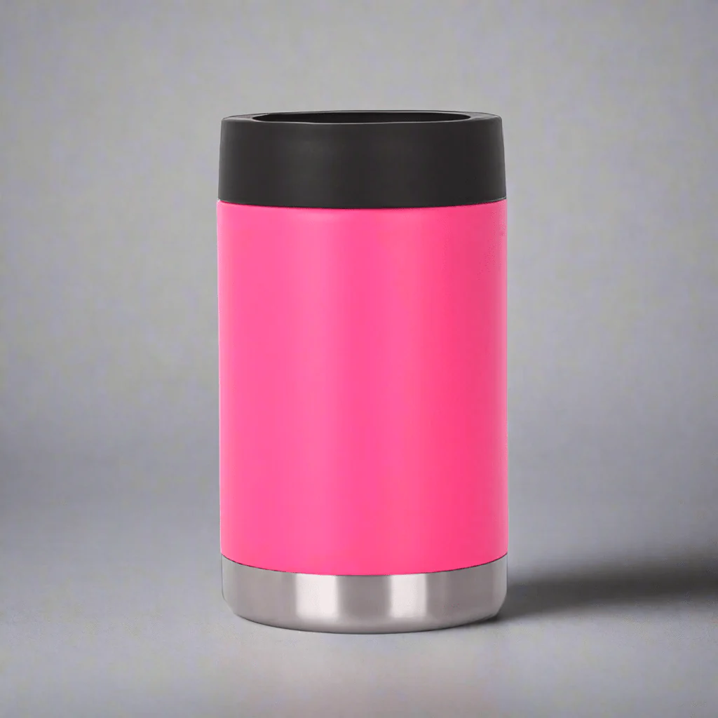 12oz Can Cooler - Hot Pink