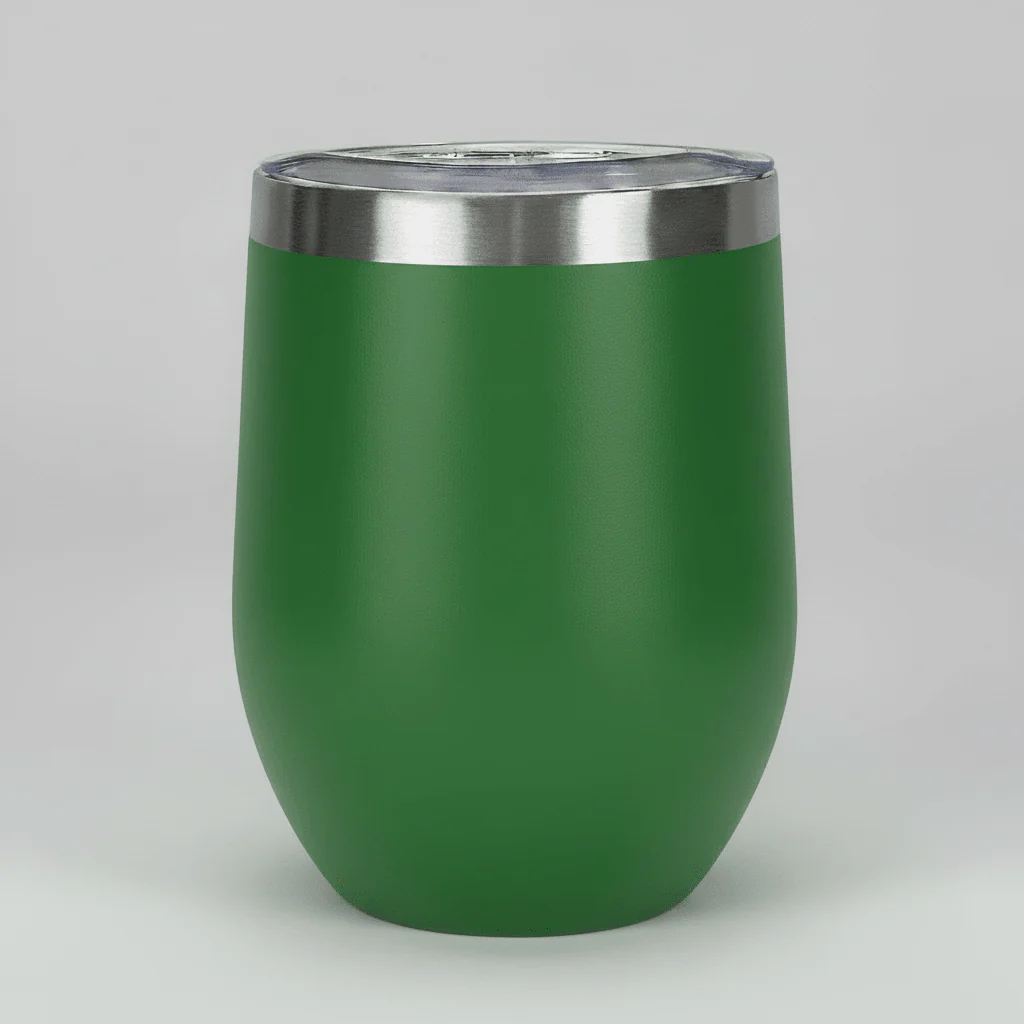 12oz Wine Tumbler - Kelly Green