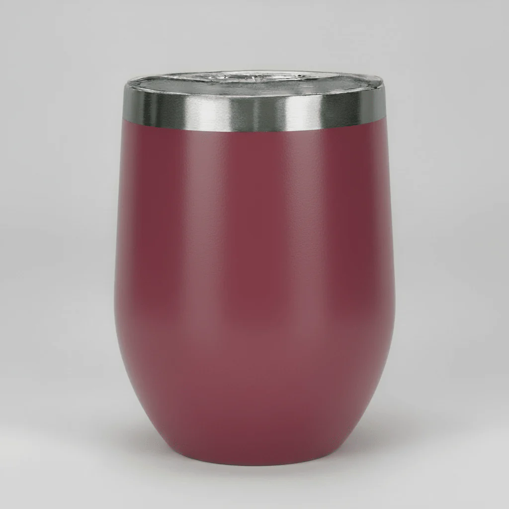 12oz Wine Tumbler - Maroon