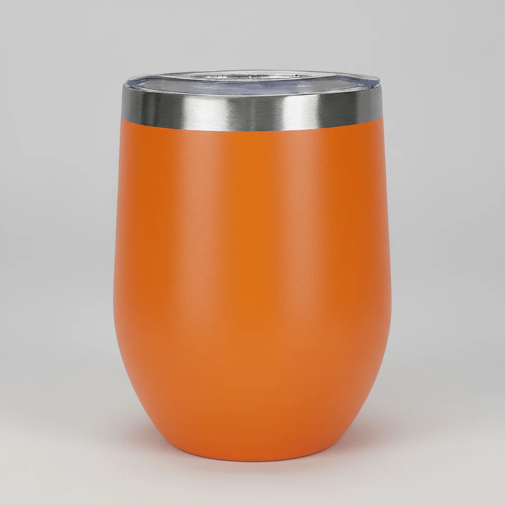 12oz Wine Tumbler - Orange