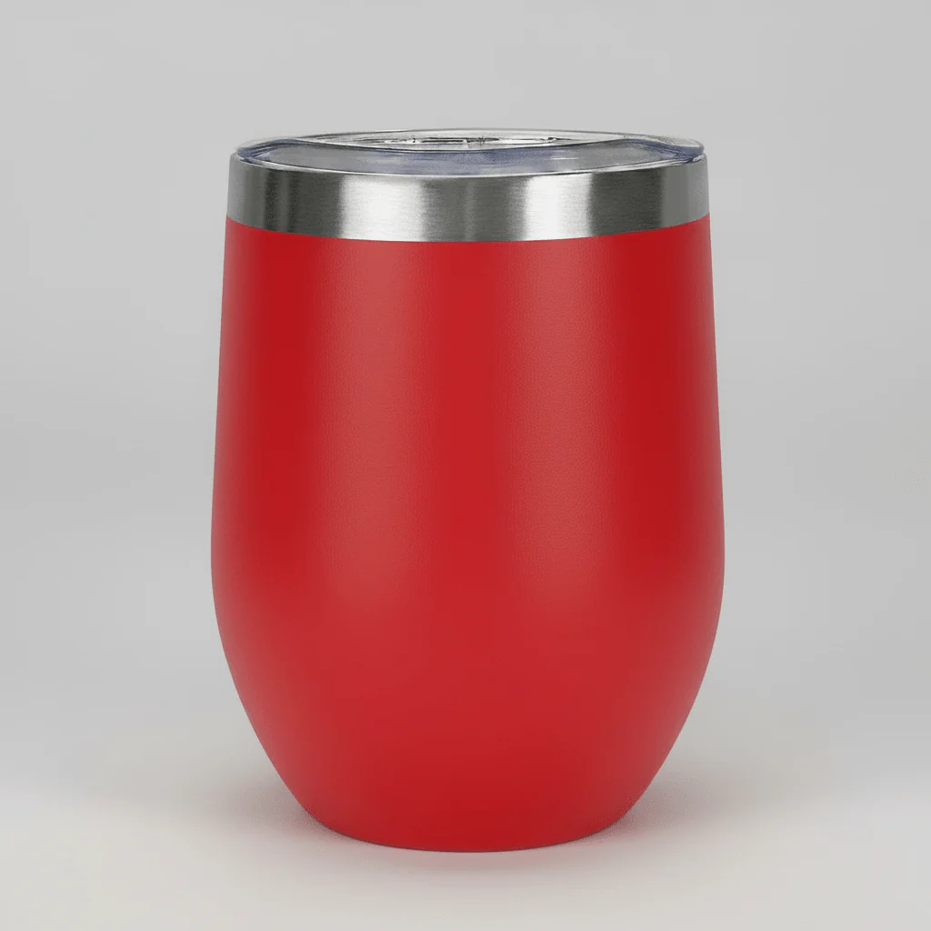 12oz Wine Tumbler - Red