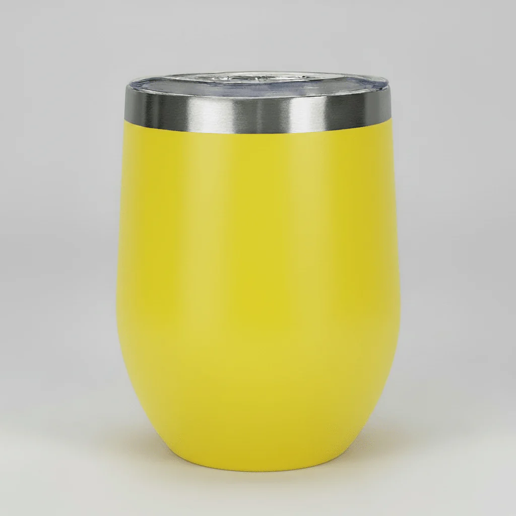 12oz Wine Tumbler - Yellow