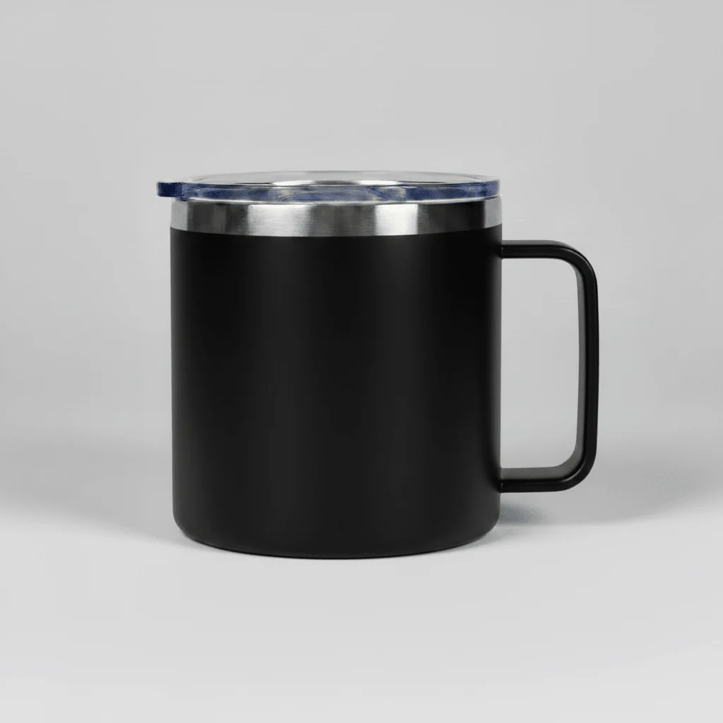 14oz Camping Mug - Black