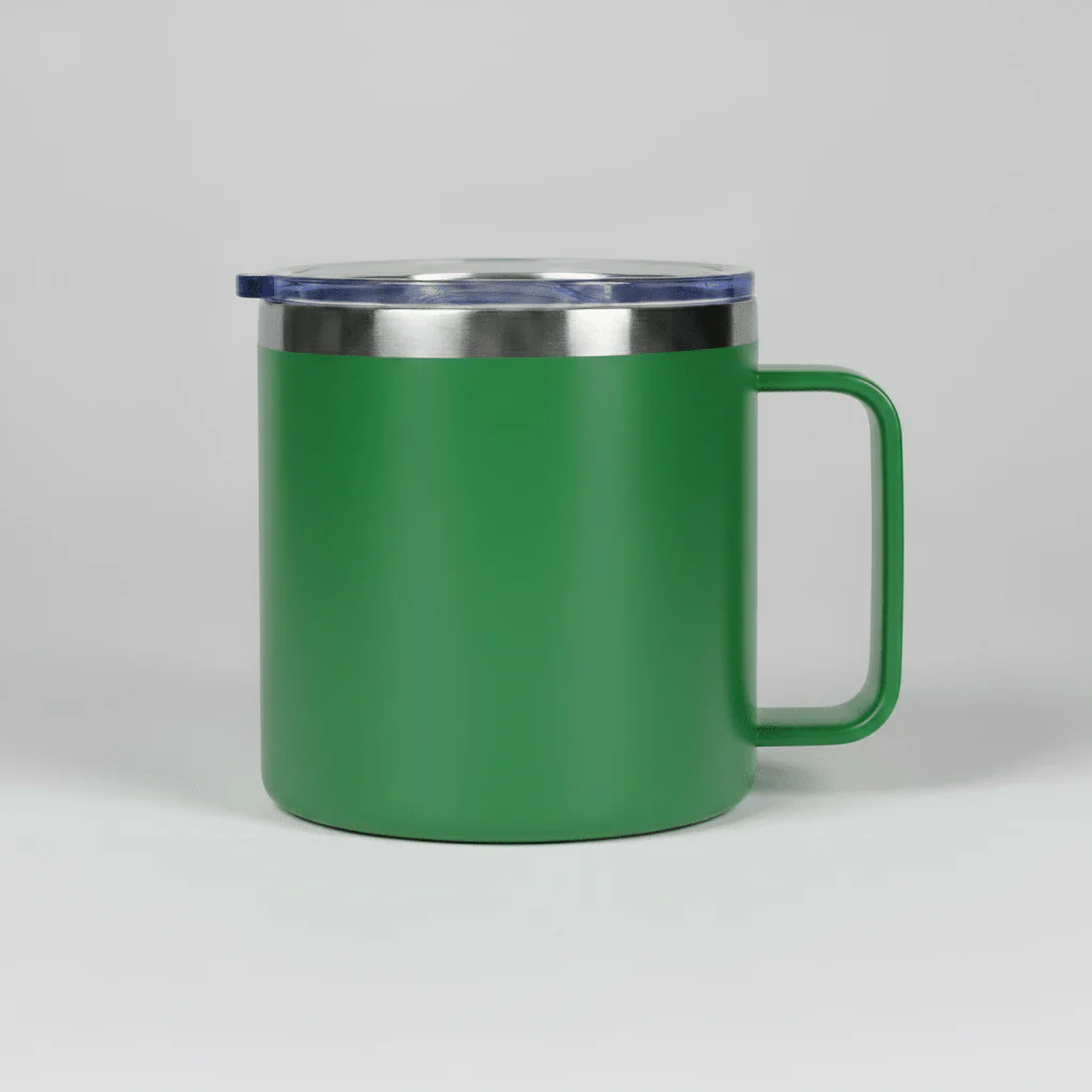 14oz Camping Mug - Kelly Green