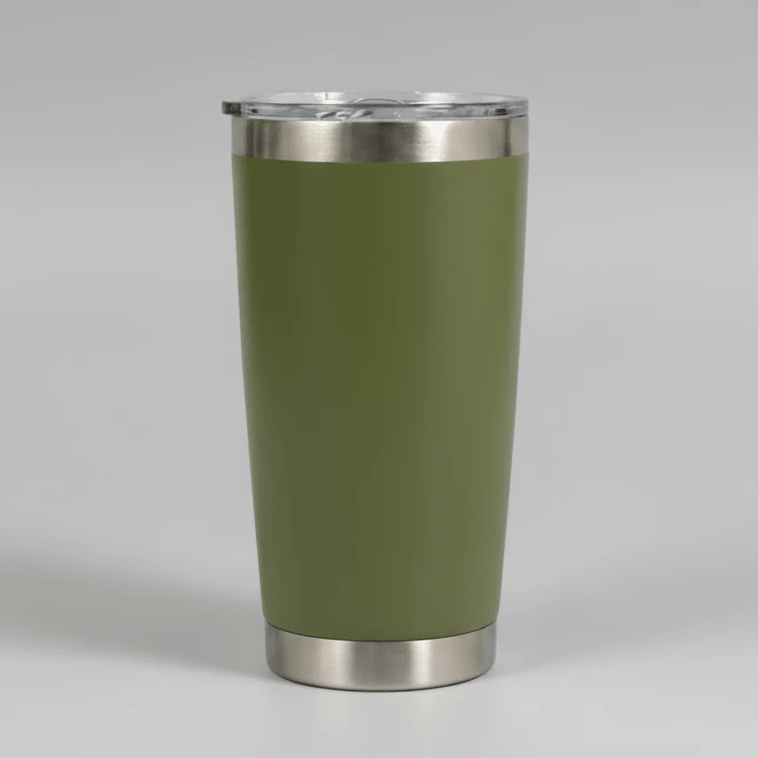 20oz Ceramic Lined Tumbler - Army Green - Image 2