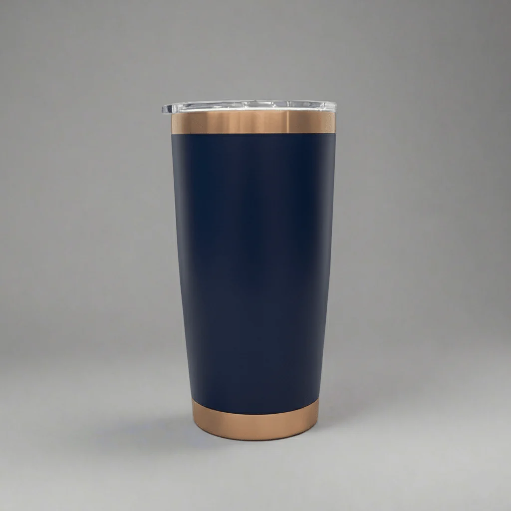 20oz Copper Plated Tumbler - Navy