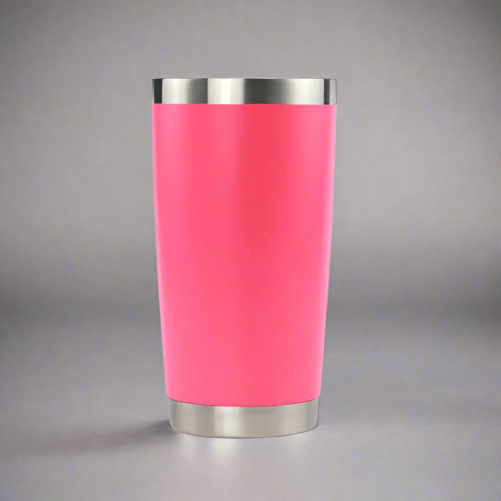 20oz Stainless Tumbler - Hot Pink