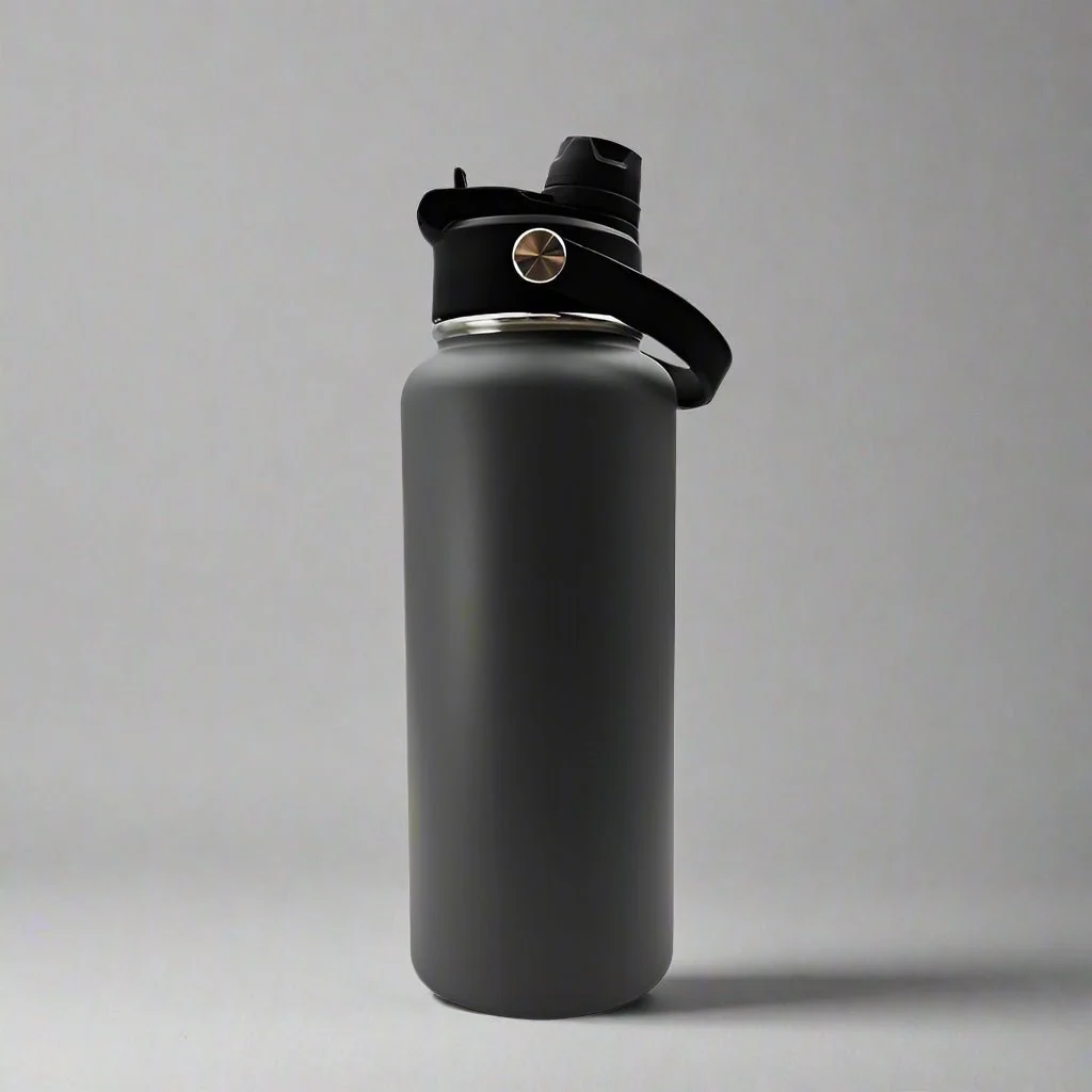32oz Sports Water Bottle - Charcoal