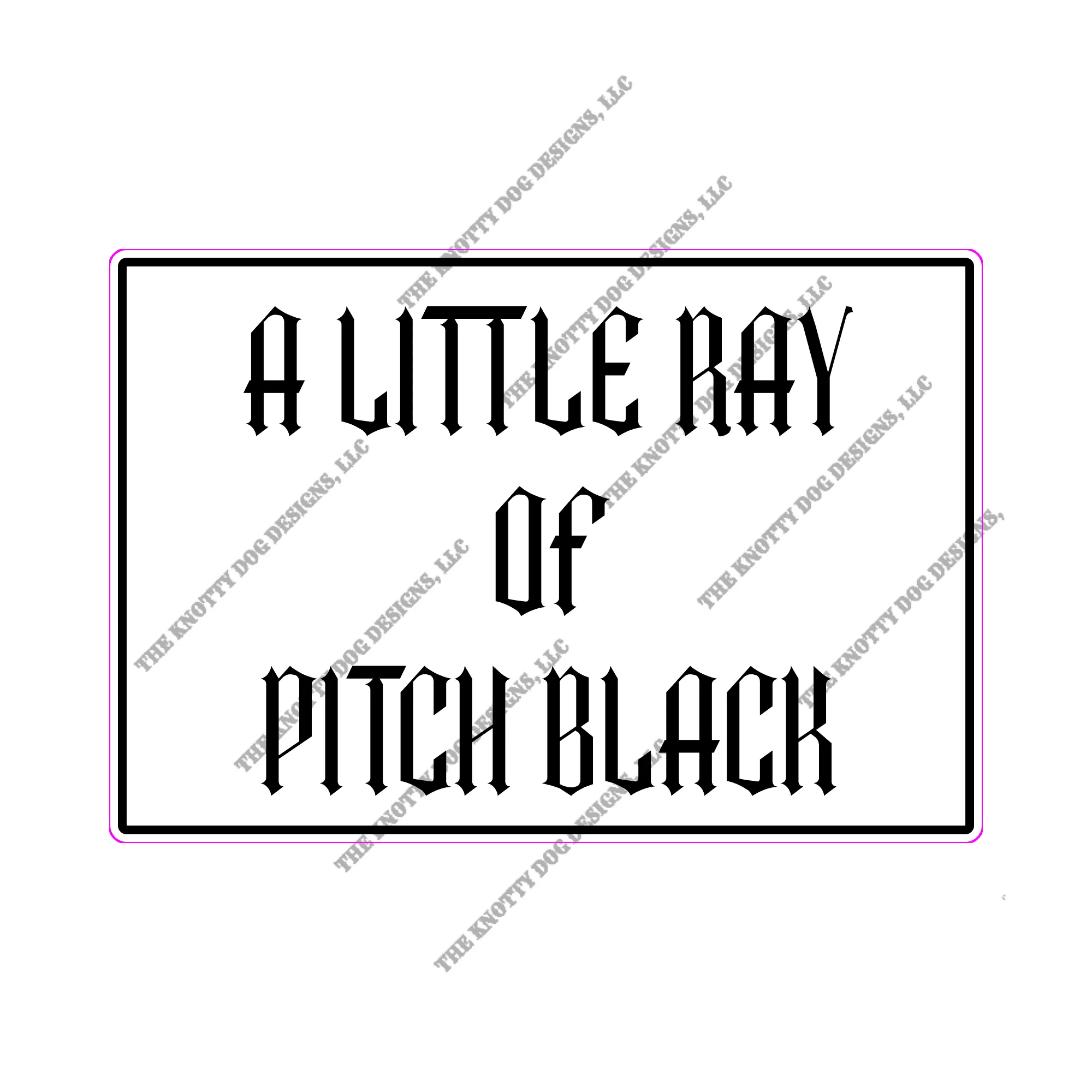 A Little Ray of Pitch Black Hat Patch File