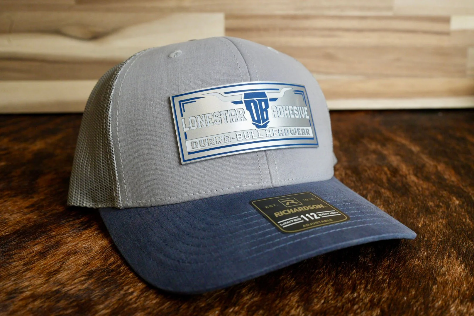 Acrylic: Silver/Navy/White TriLayer Durra-Bull™ Laserable Panels (12"x24") (Copy)
