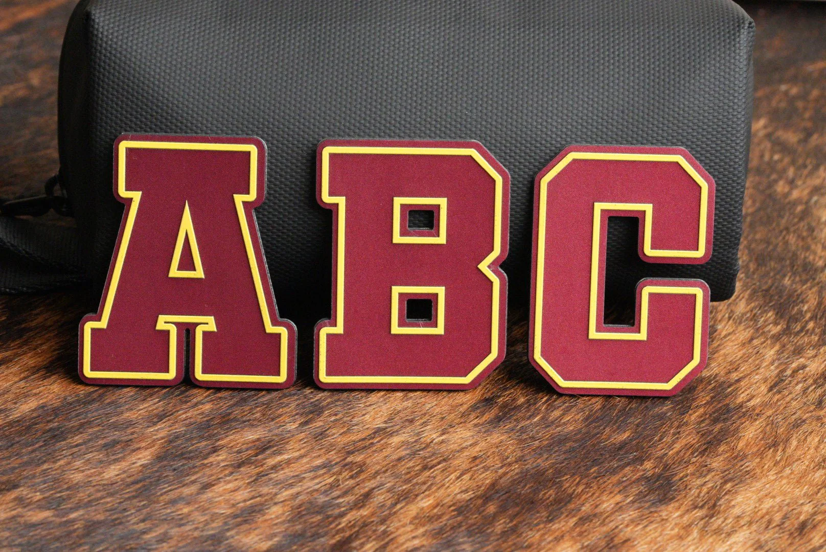 Varsity Style Alphabet & Numbers - UV Texture Build - Image 13