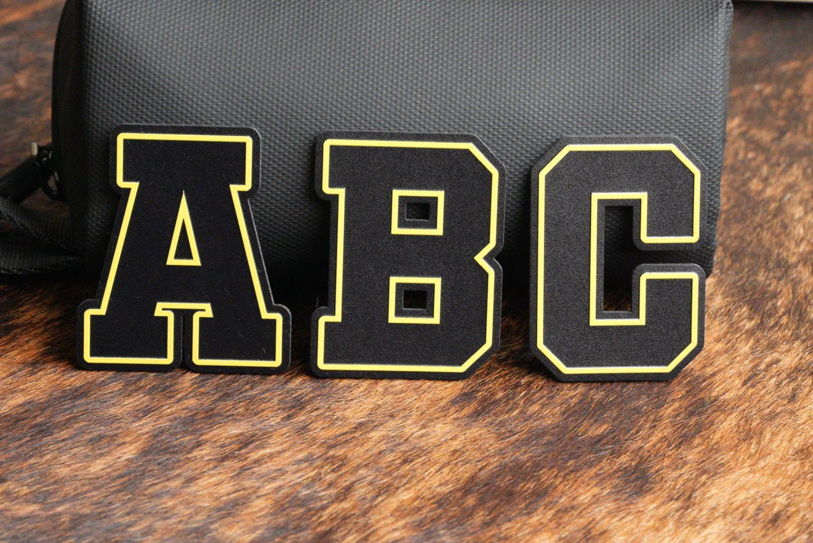 Varsity Style Alphabet & Numbers - UV Texture Build - Image 5
