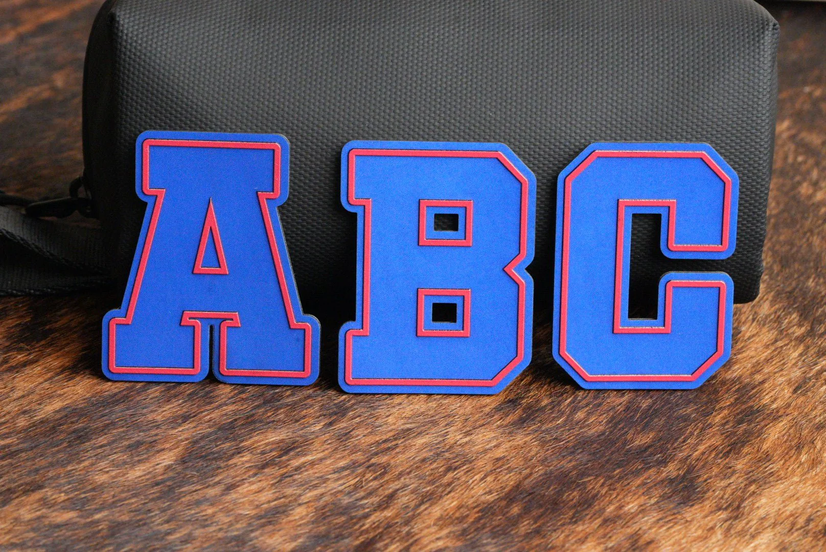 Varsity Style Alphabet & Numbers - UV Texture Build - Image 6