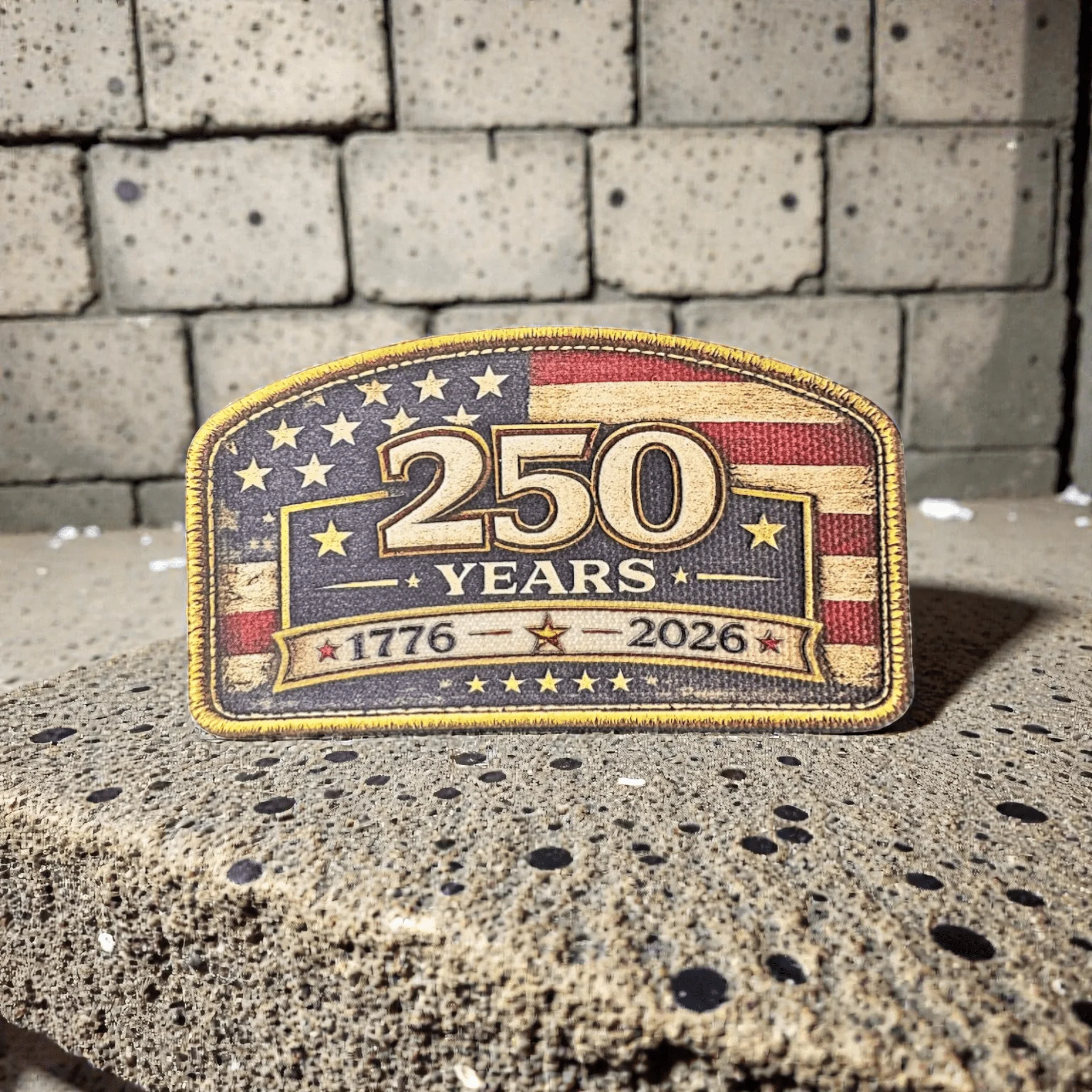 America 250 Anniversary Textured UV Printed Patch Collection (1776–2026)