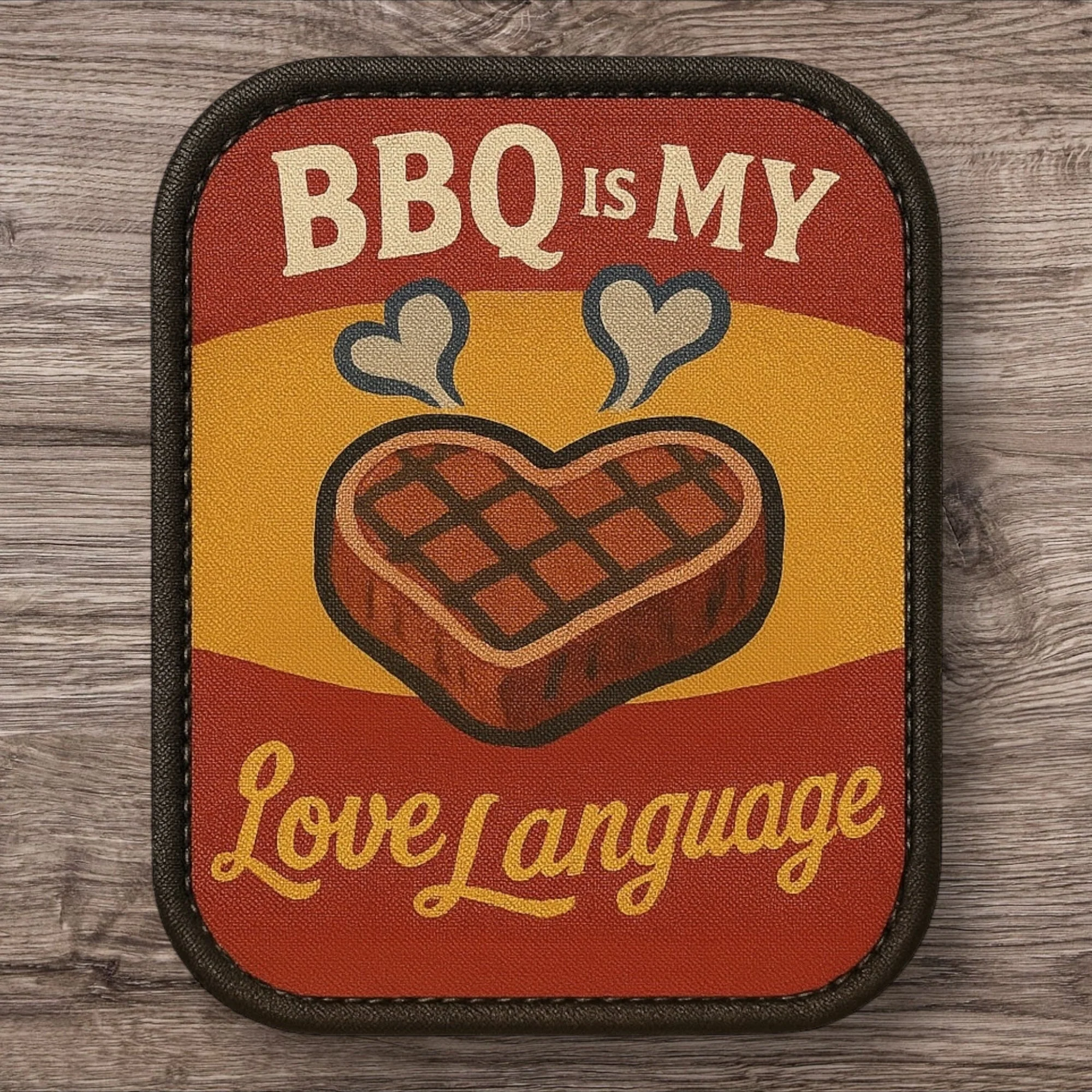 BBQ Is My Love Language - UV Printed Patch