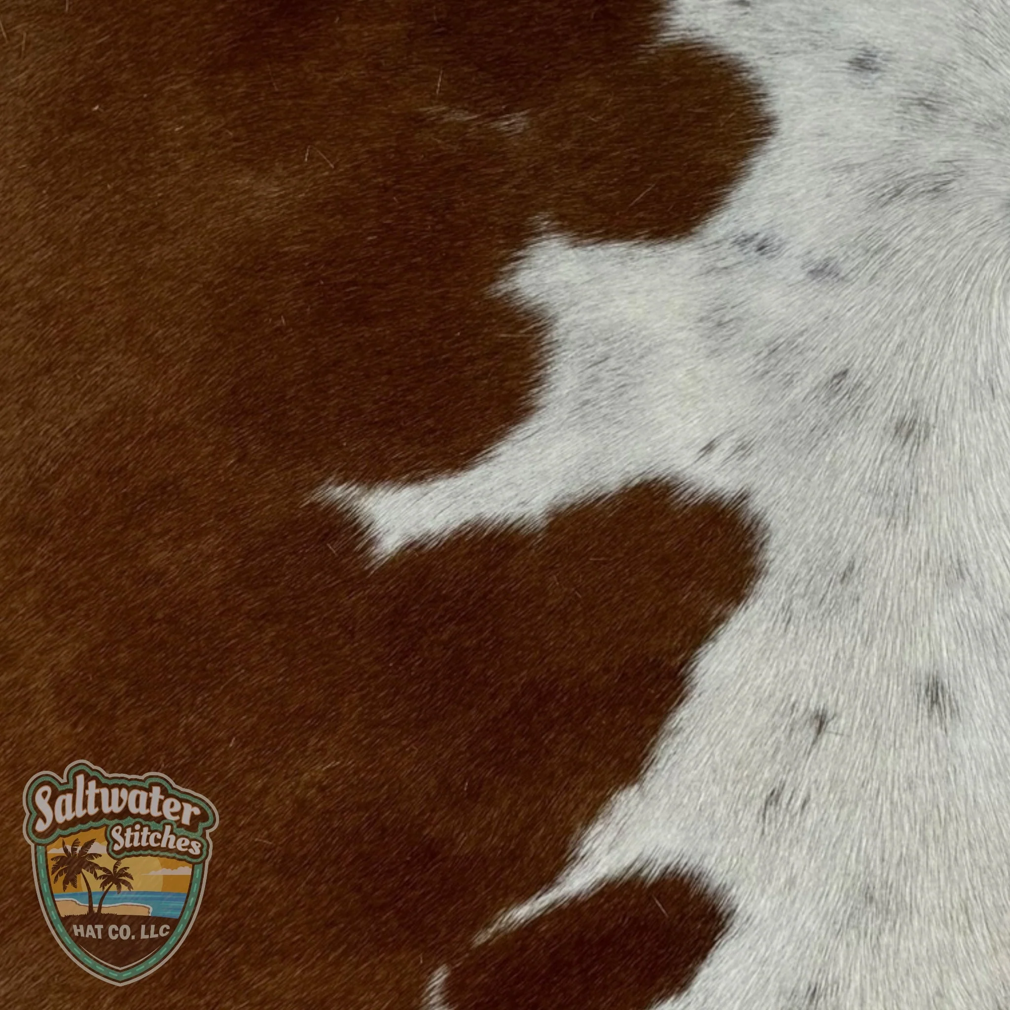 Brown & White Cowhide Panel - Image 2
