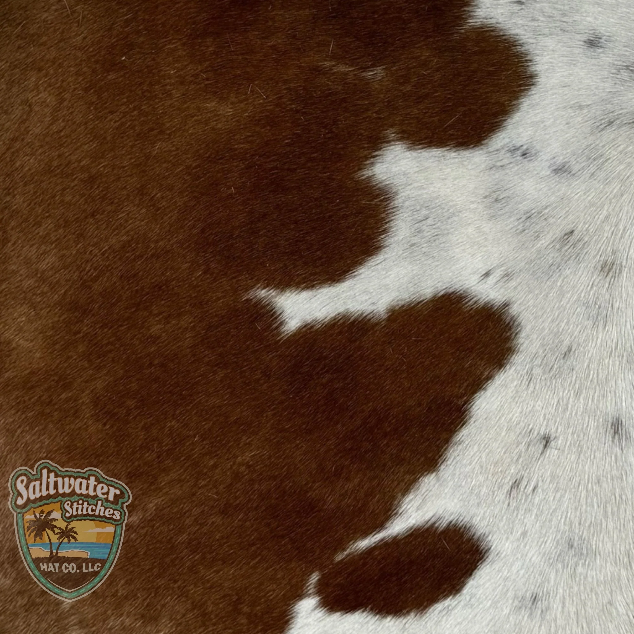 Brown & White Cowhide Panel - Image 3