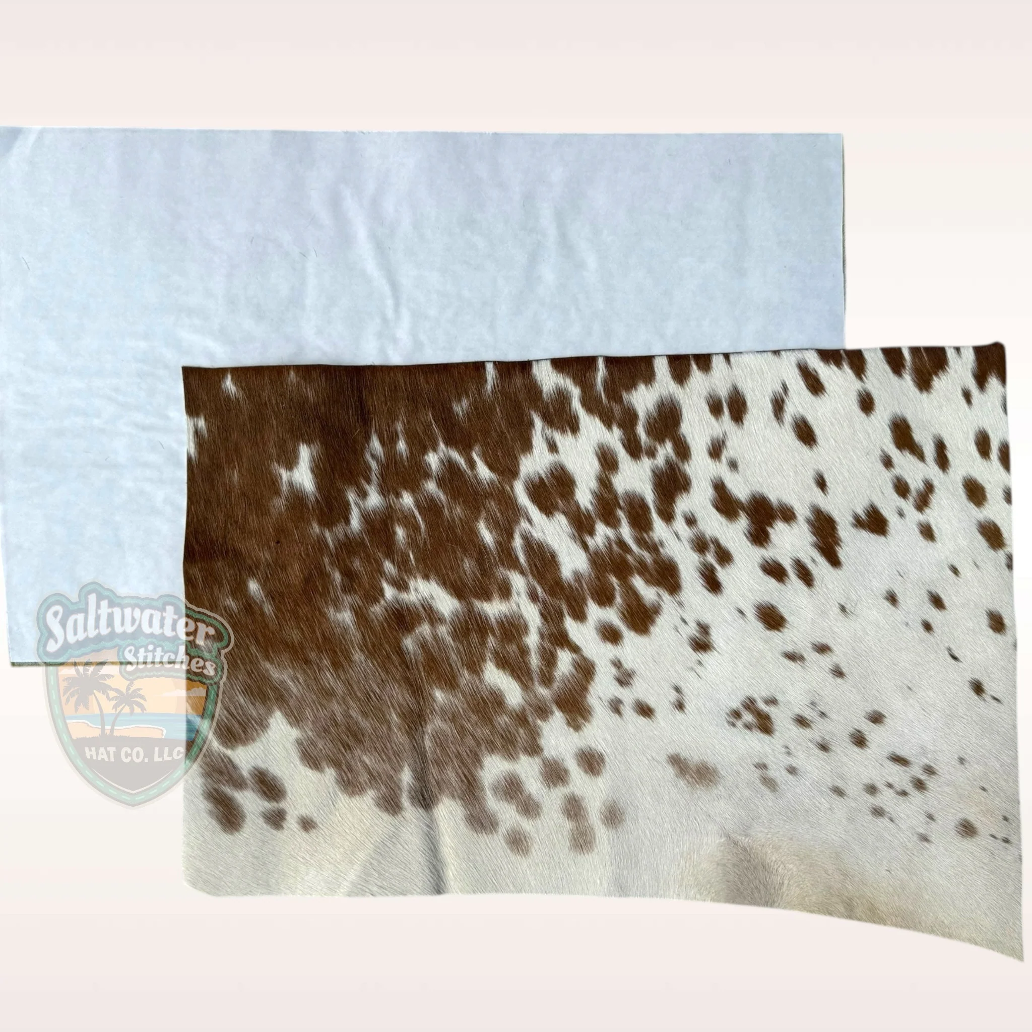 Brown & White Cowhide Panel - Image 5