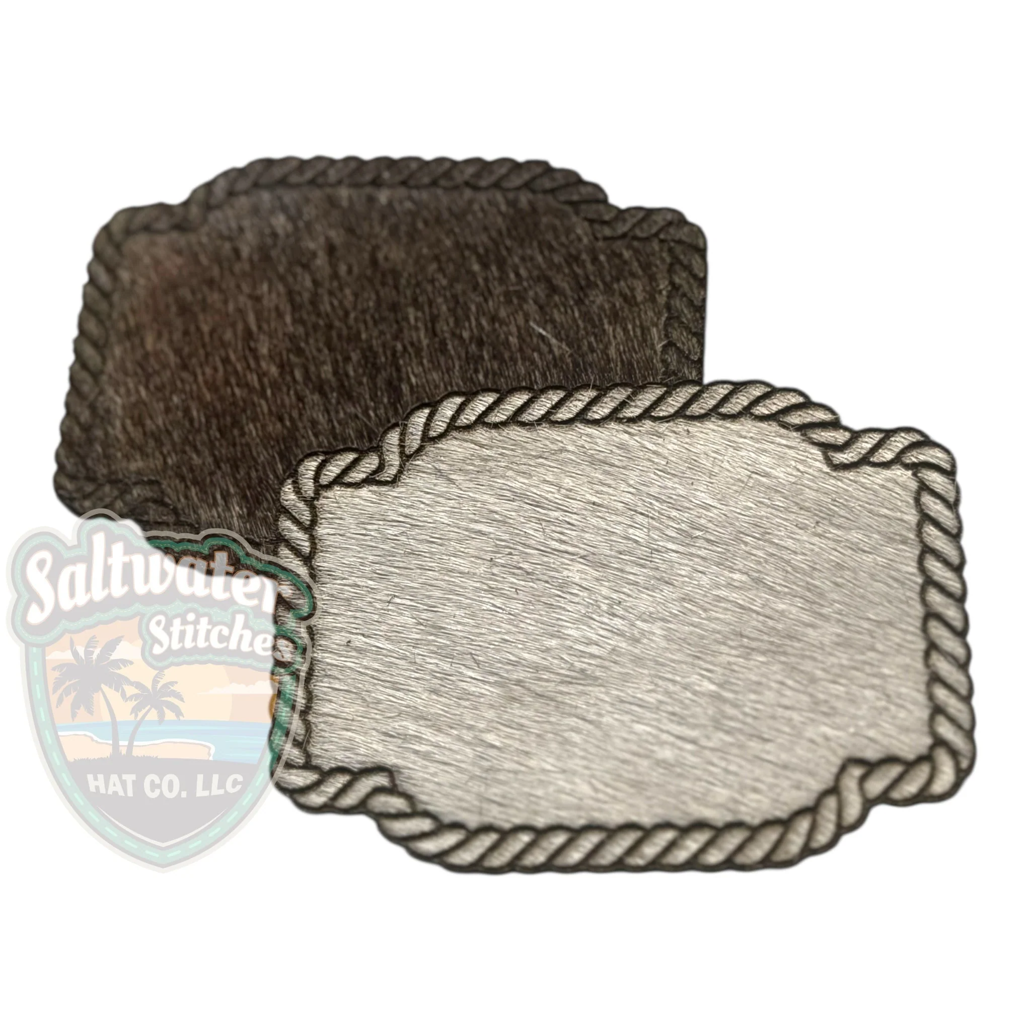 Cowhide buckle rope border 2