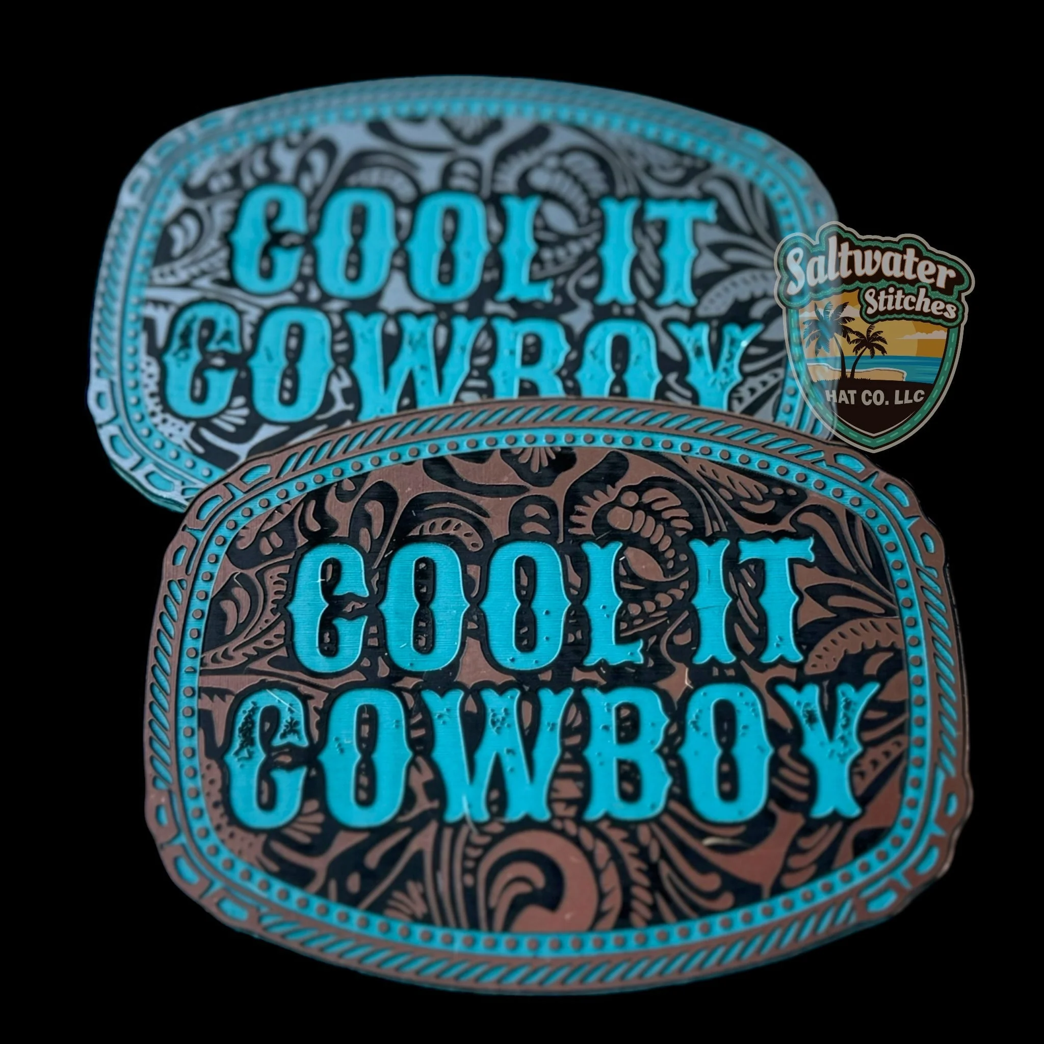 Cool It Cowboy trilayer acrylic - Image 3
