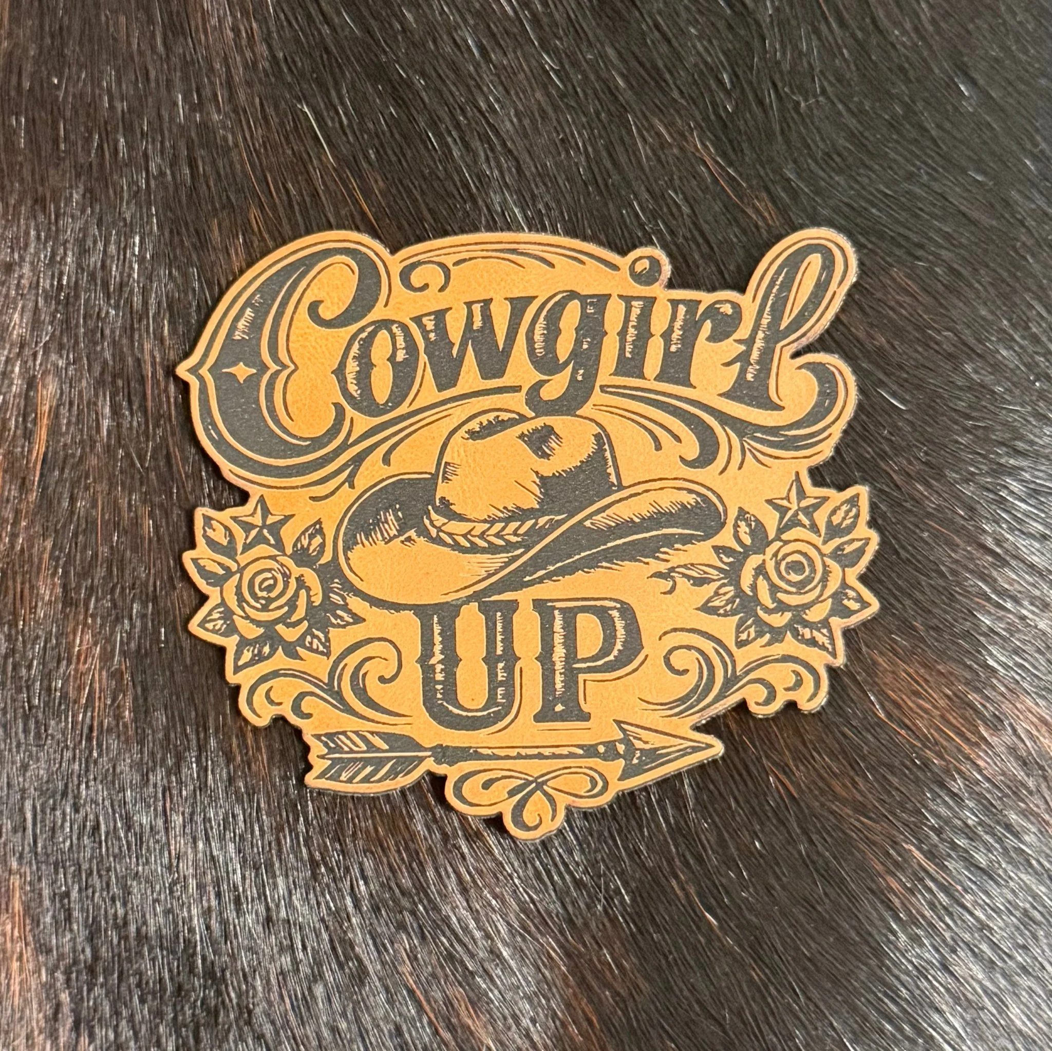 Cowgirl Up Patch (roses)