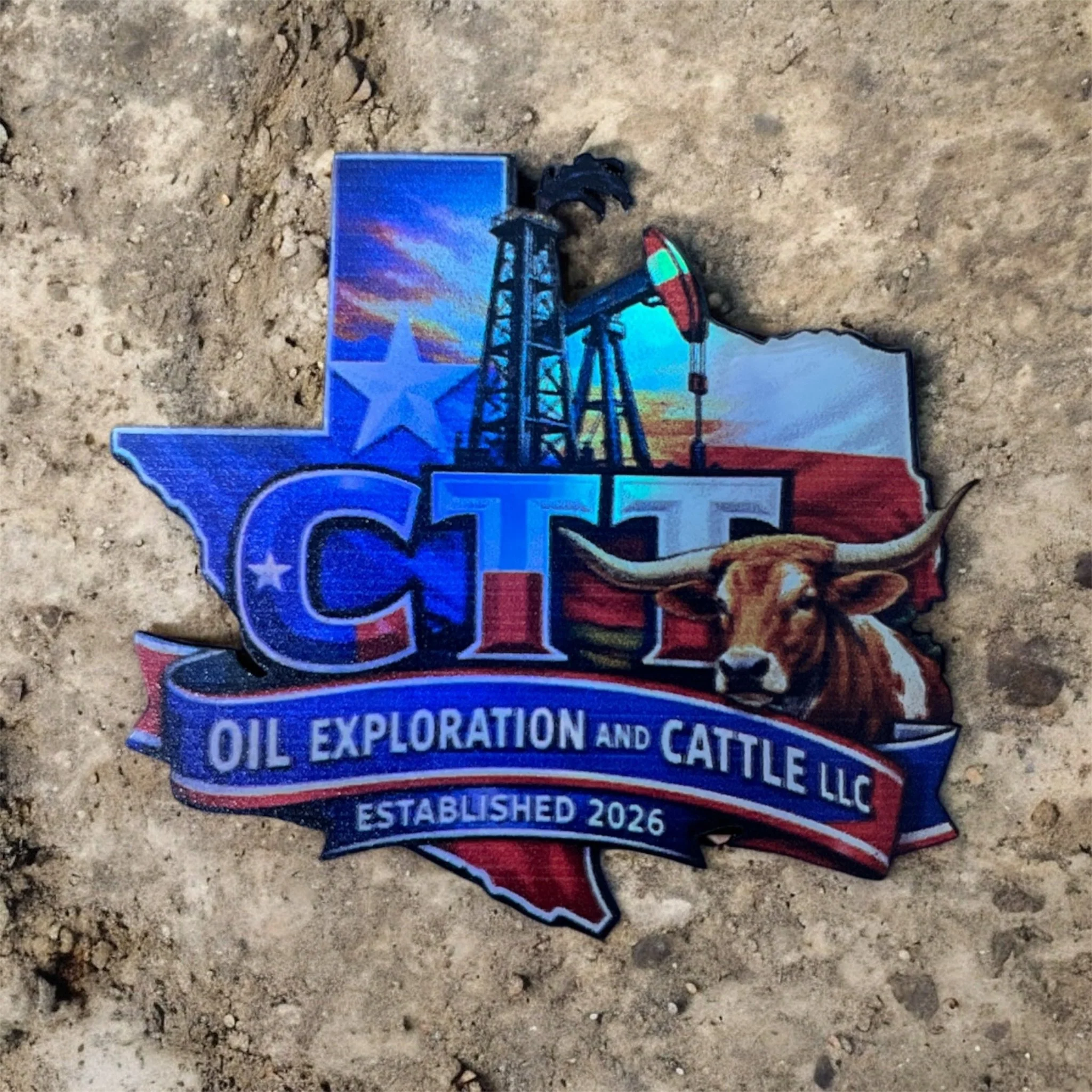 CTT Oil Exploration And Cattle Uv Patch - Image 2