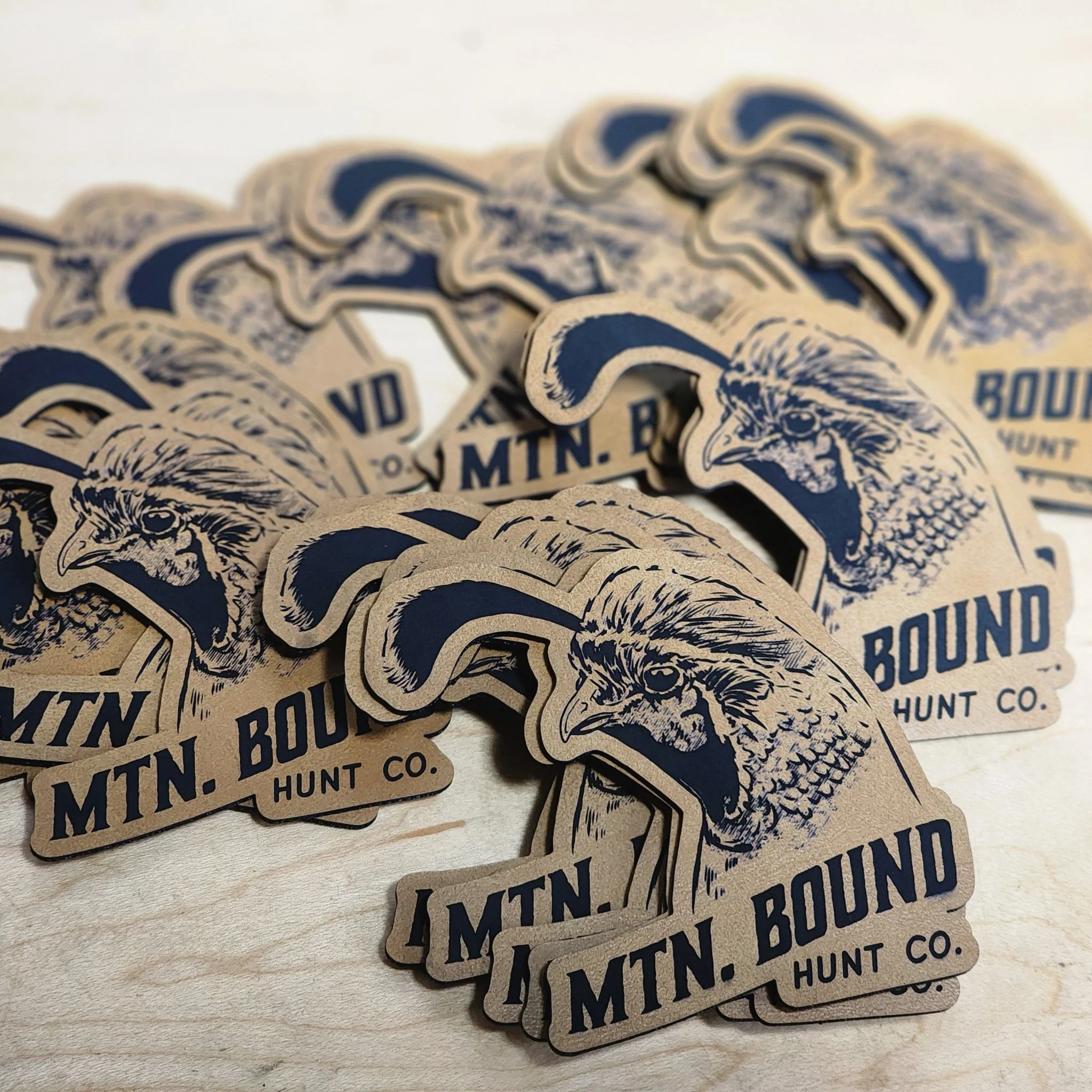 Custom Laser Engraved Leatherette Patches - Wholesale Packages - MR01 - Image 2
