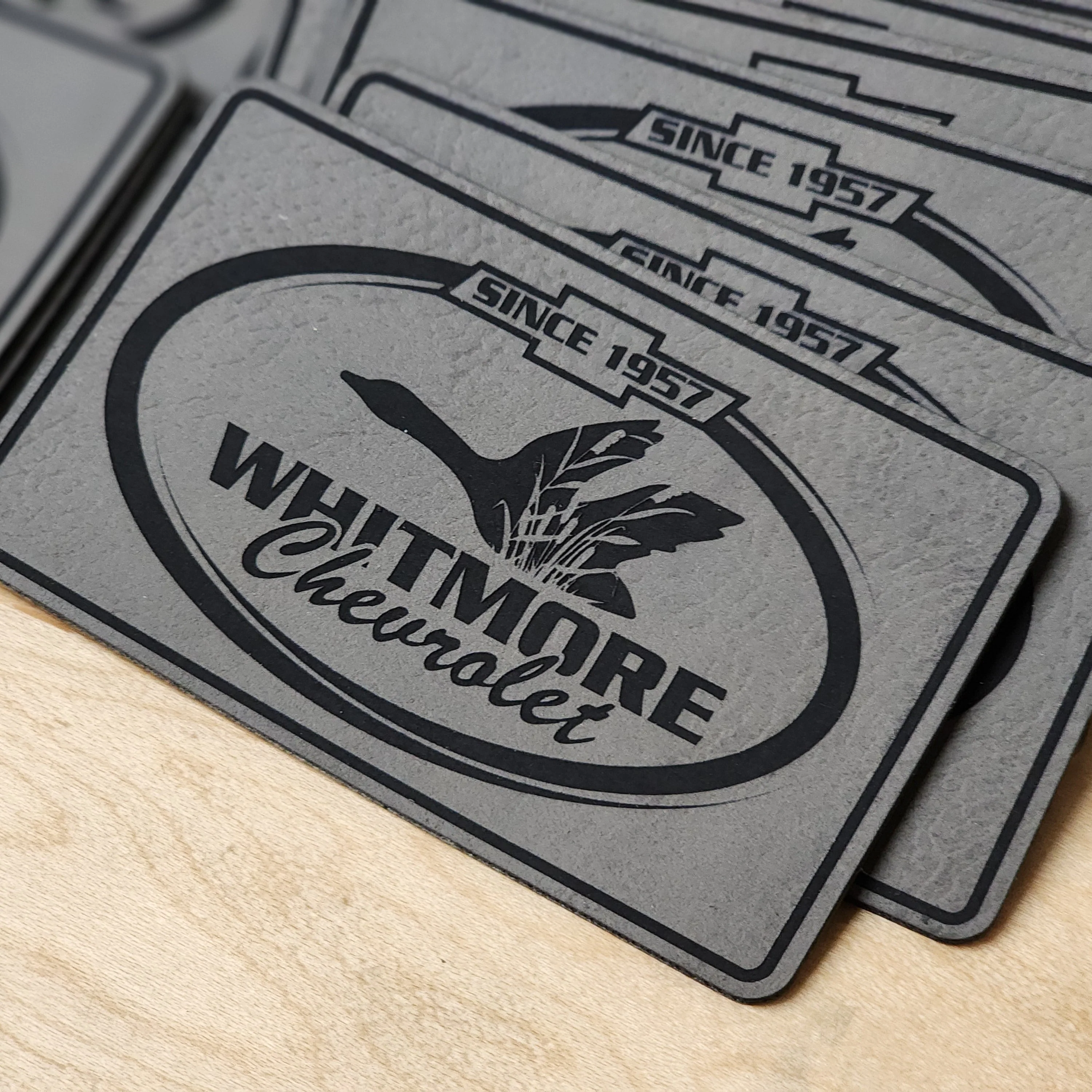 Custom Laser Engraved Leatherette Patches - Wholesale Packages - MR01 - Image 3