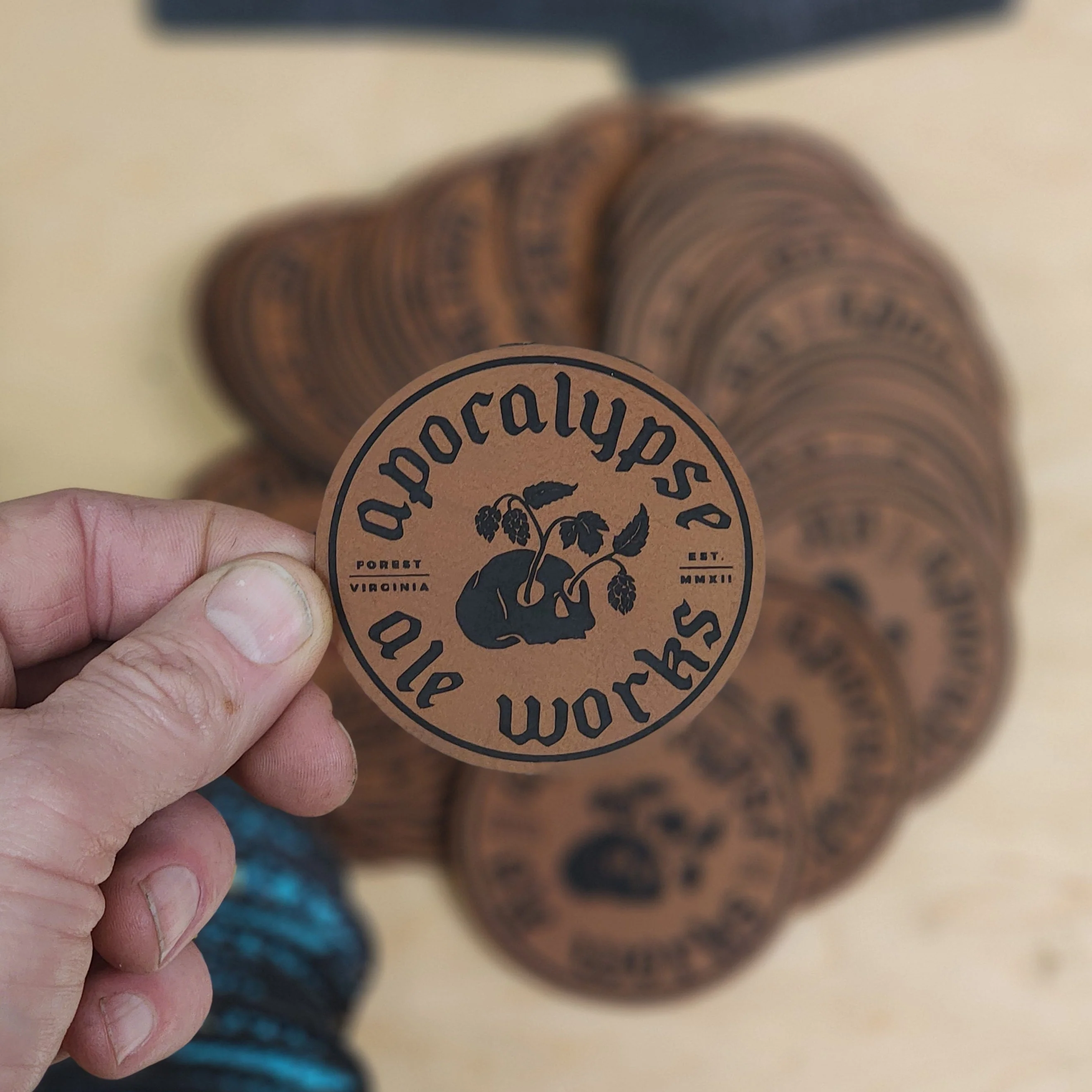 Custom Laser Engraved Leatherette Patches - Wholesale Packages - MR01 - Image 5
