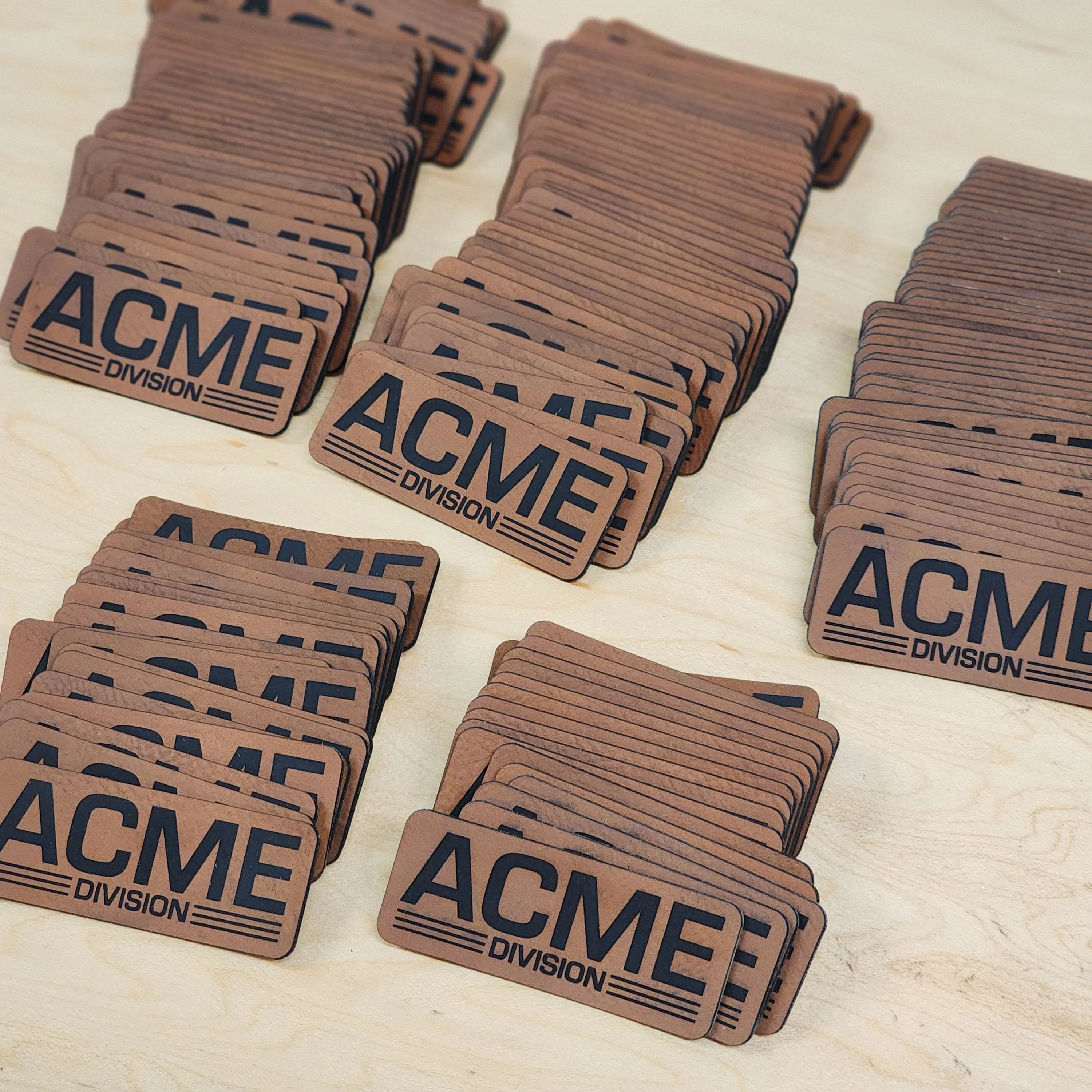 Custom Laser Engraved Leatherette Patches - Wholesale Packages - MR01 - Image 8