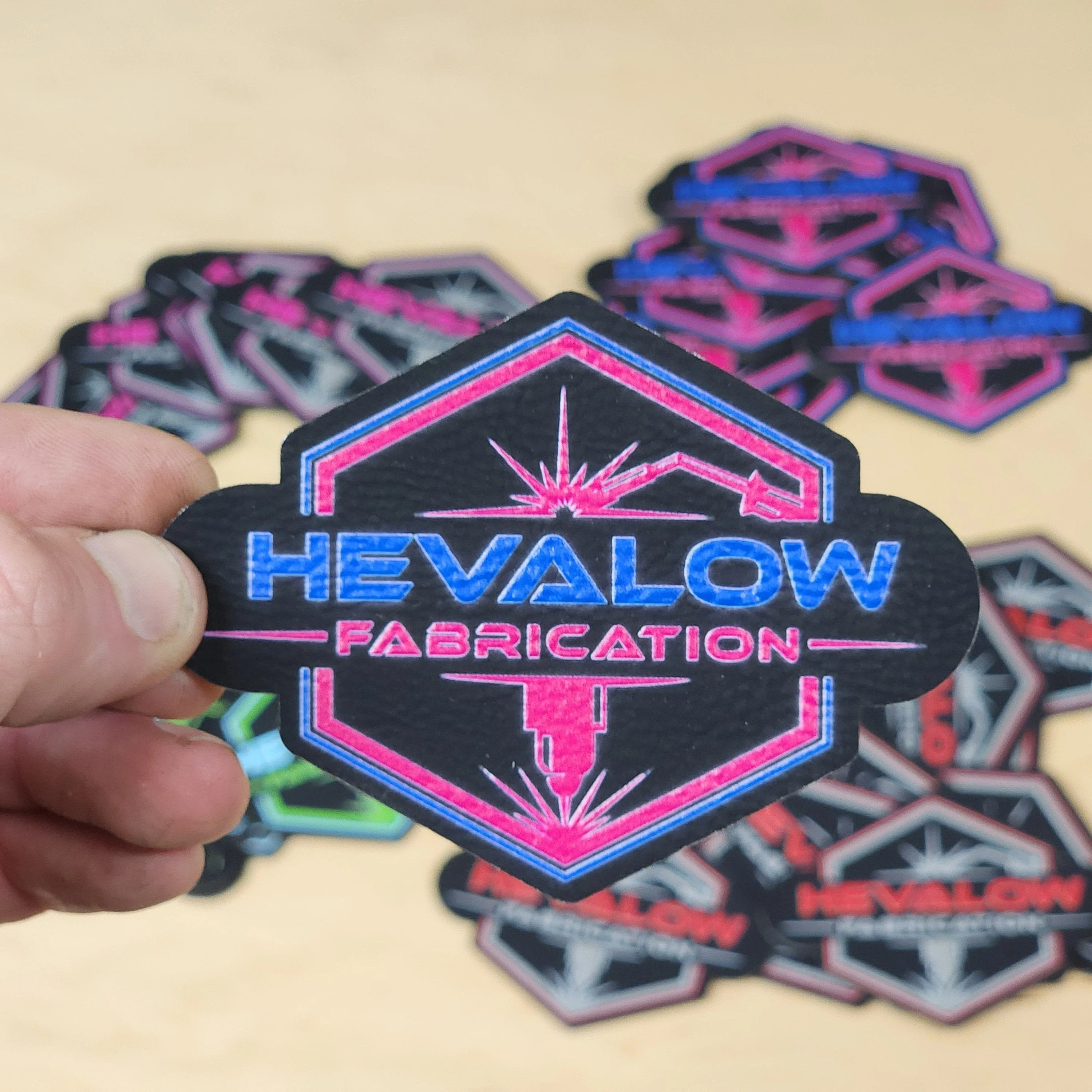 Custom UV Printed Leatherette Patches - Wholesale Packages - MR01 - Image 15