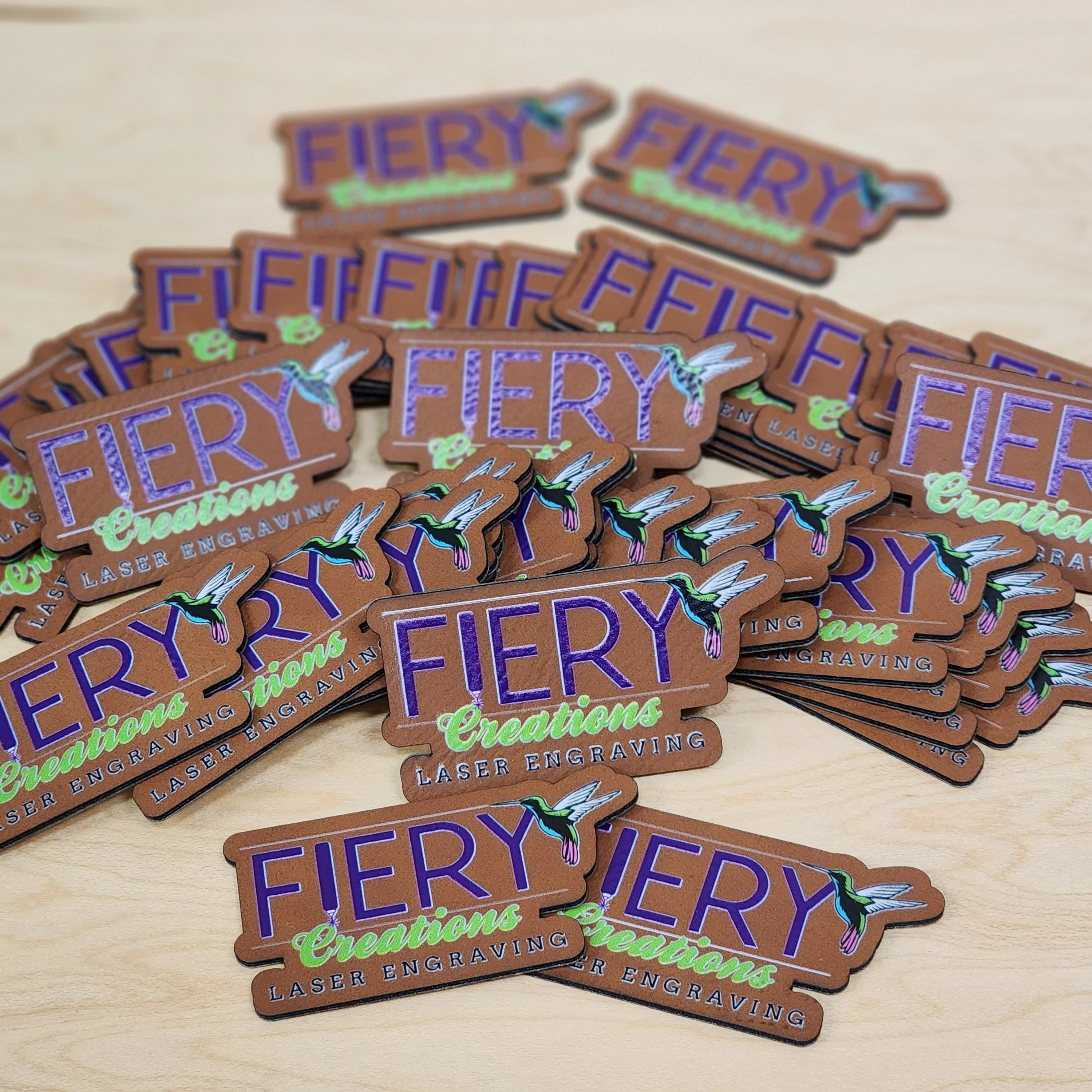 Custom UV Printed Leatherette Patches - Wholesale Packages - MR01 - Image 22