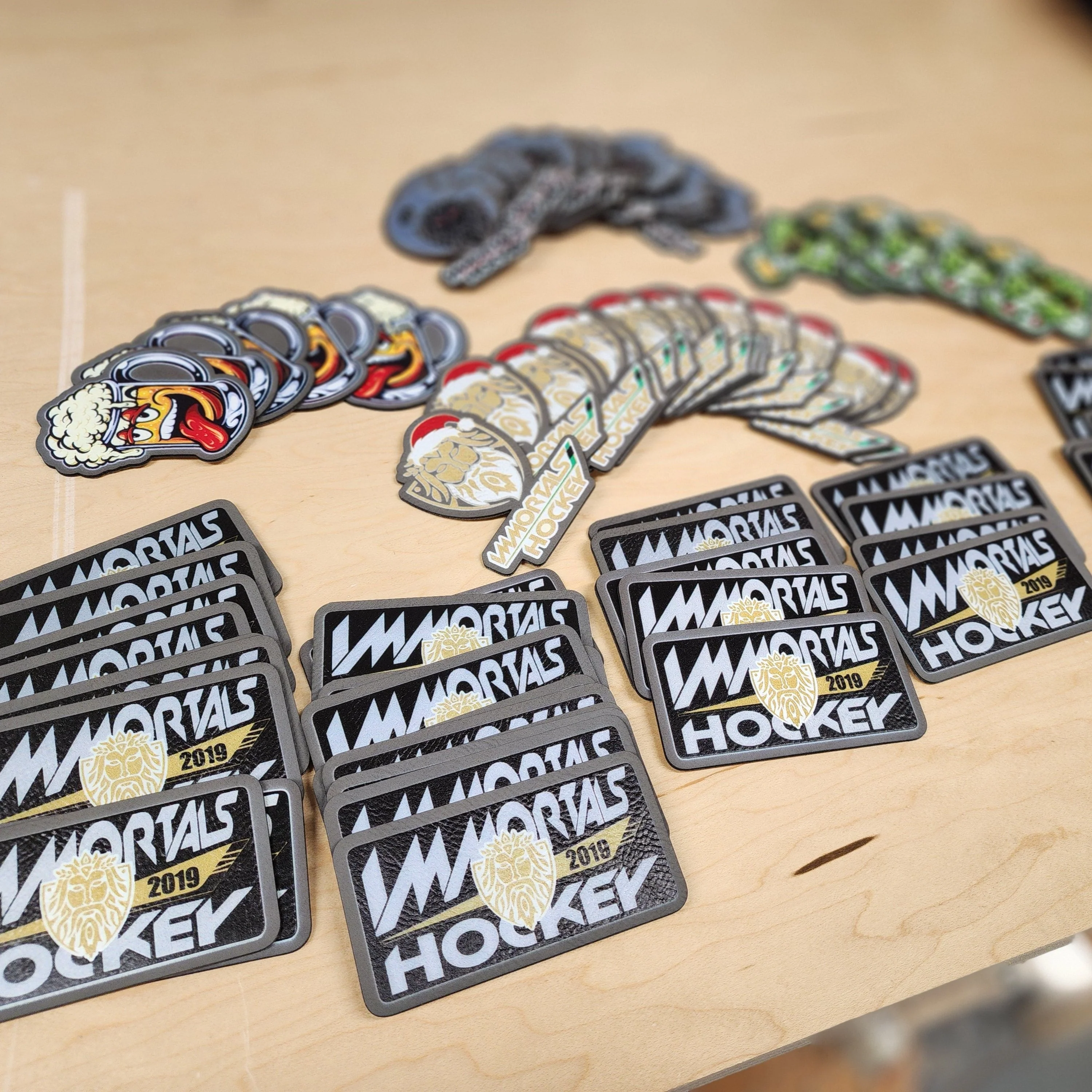 Custom UV Printed Leatherette Patches - Wholesale Packages - MR01 - Image 24
