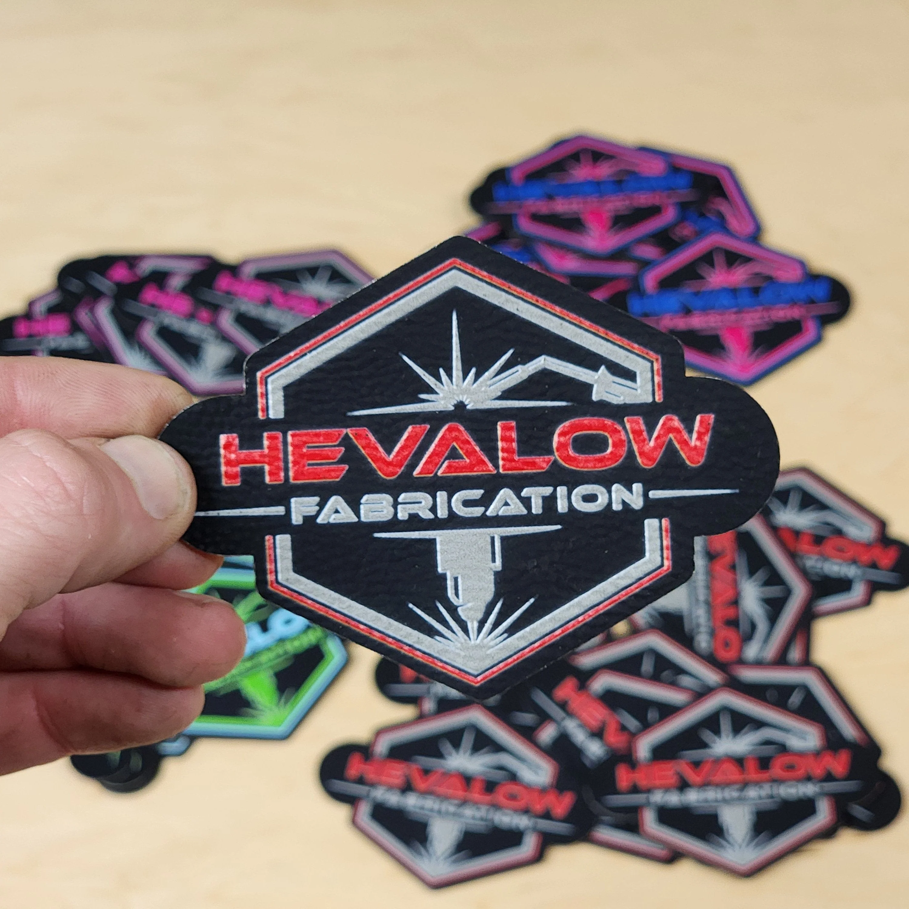 Custom UV Printed Leatherette Patches - Wholesale Packages - MR01 - Image 27