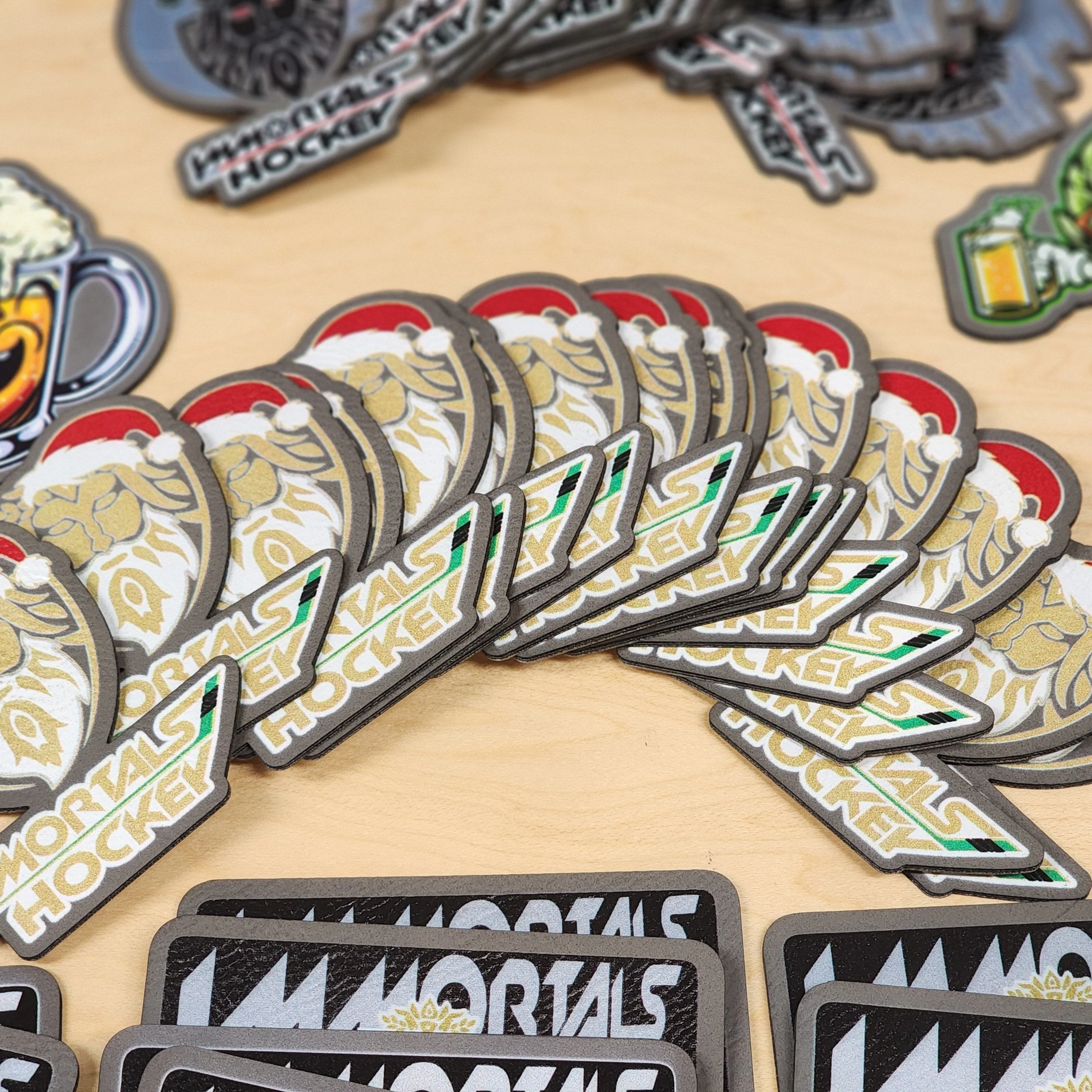 Custom UV Printed Leatherette Patches - Wholesale Packages - MR01 - Image 28