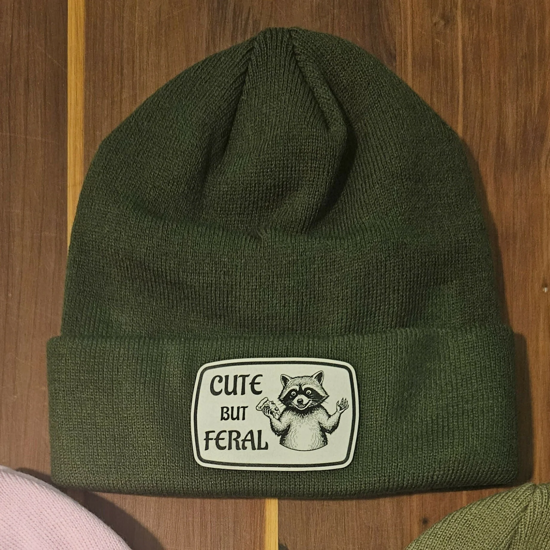 Cute but Feral SVG - Laser Engraving File for Hat Patches - Image 2
