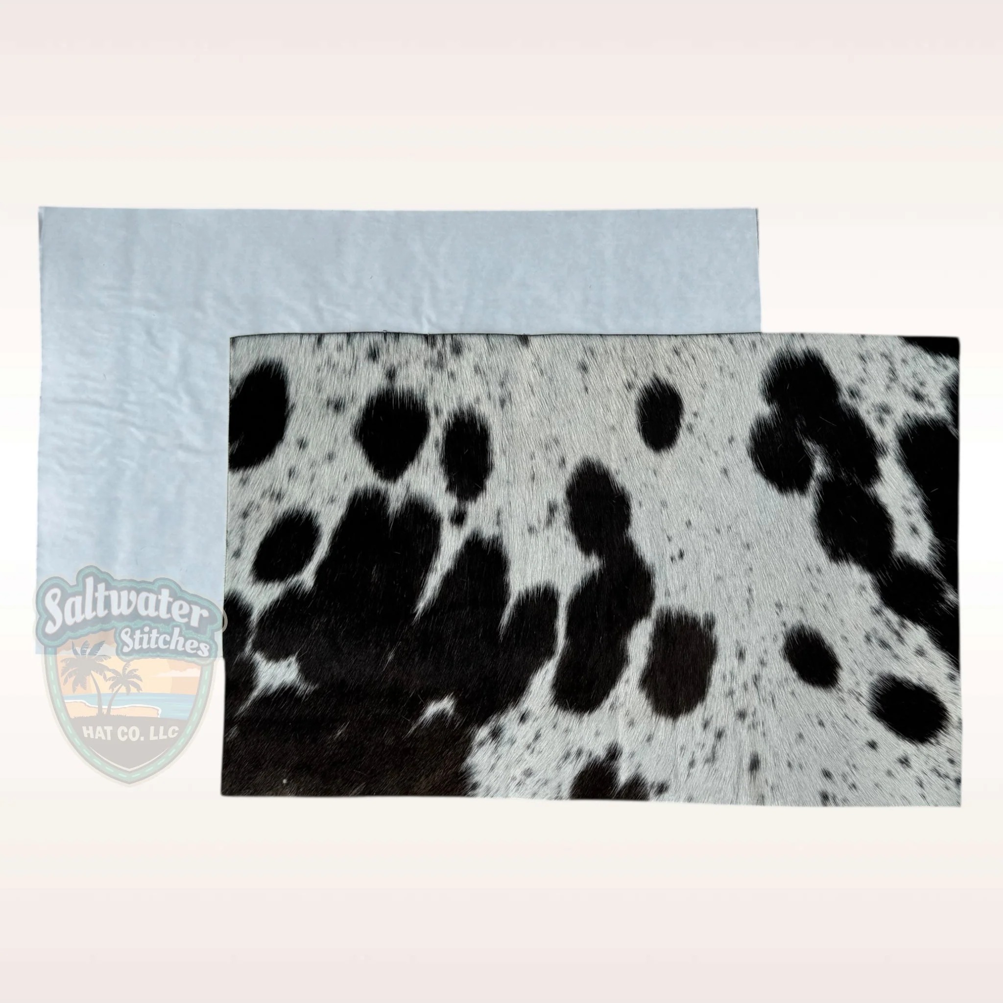 Dark Brown & White Cowhide Panel - Image 4