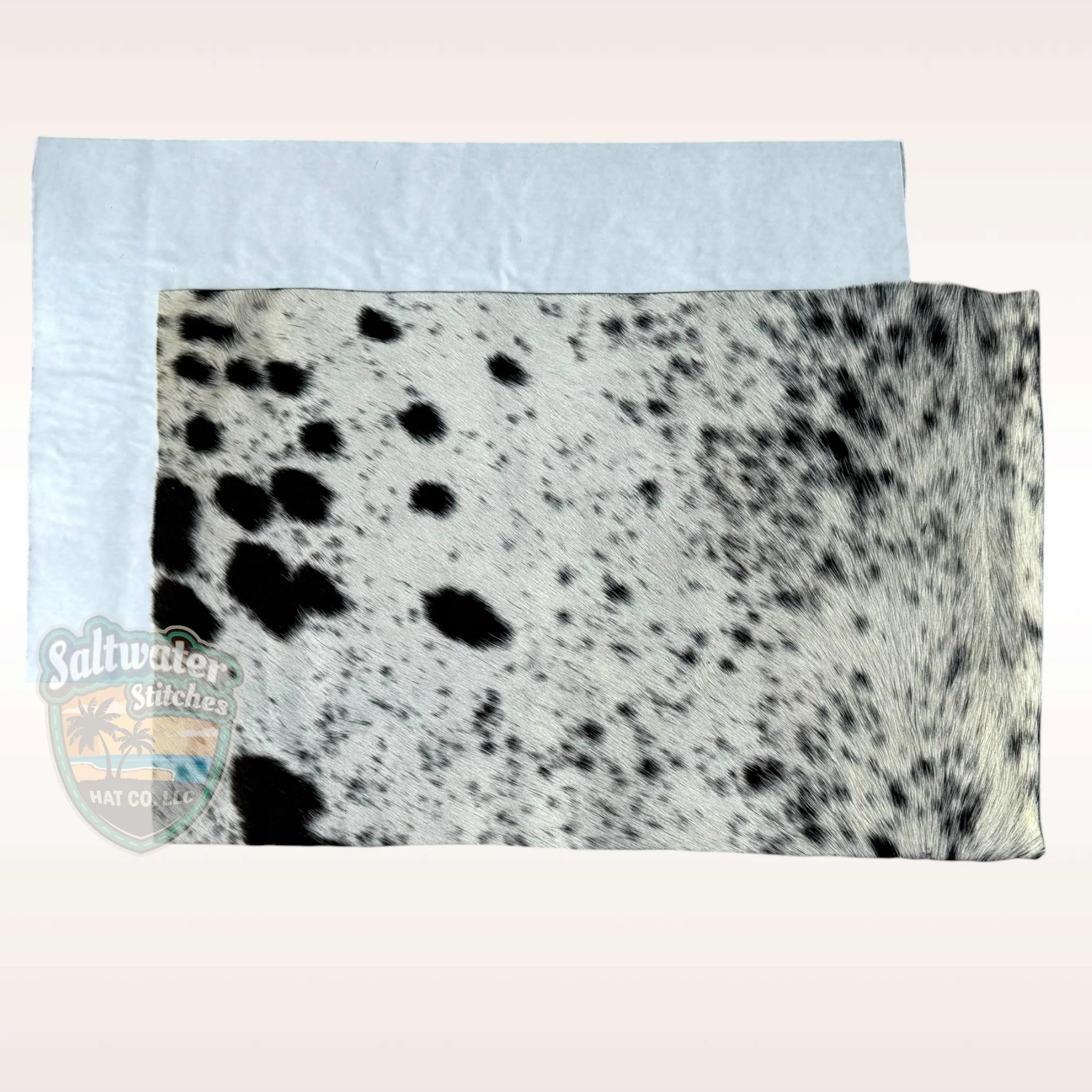 Dark Brown & White Cowhide Panel - Image 5