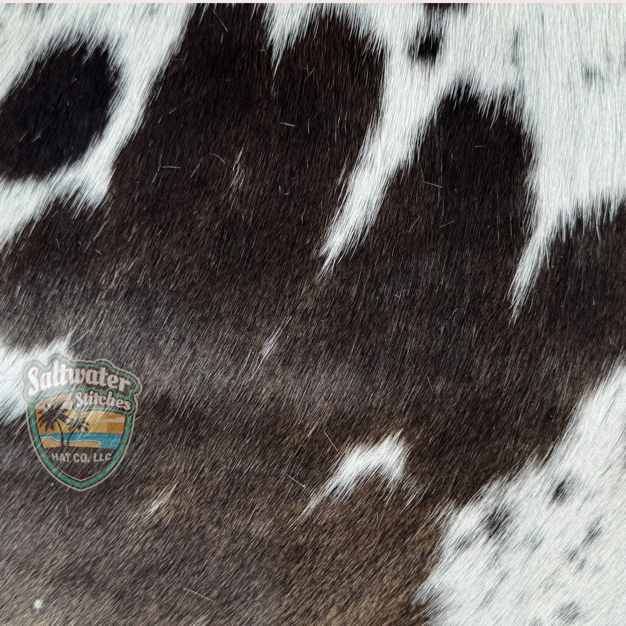 Dark Brown & White Cowhide Panel - Image 7
