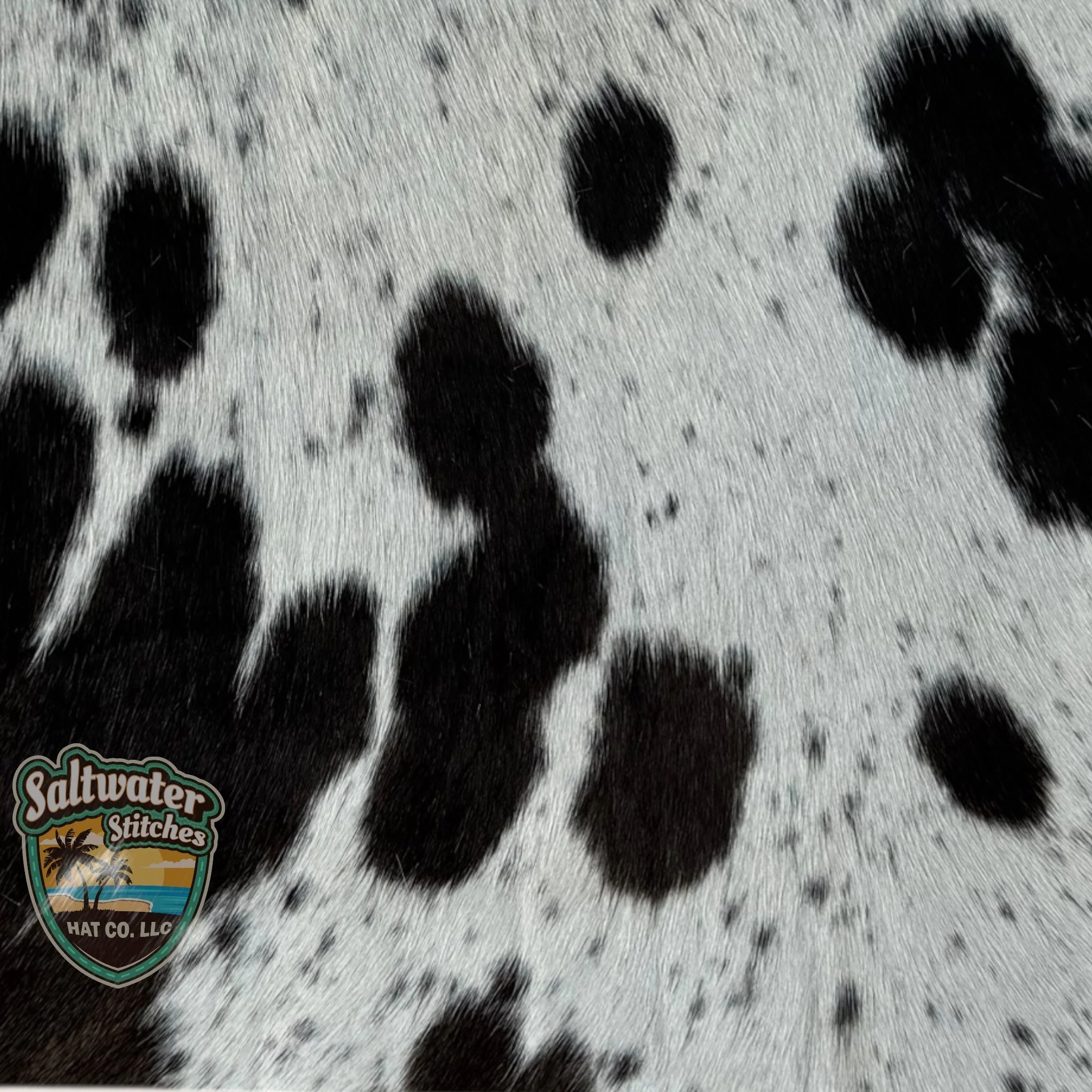 Dark Brown & White Cowhide Panel - Image 8