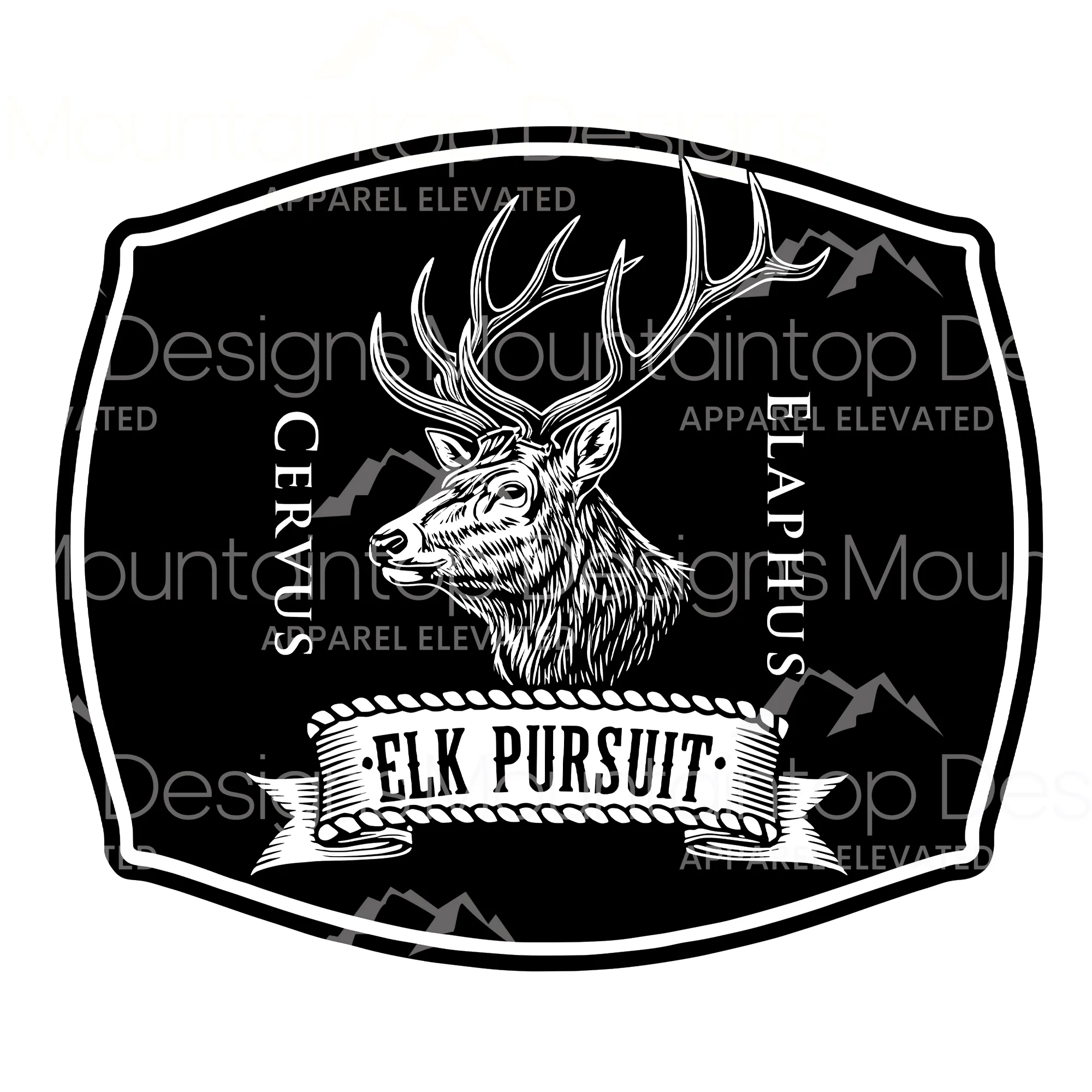 Elk Pursuit SVG - Image 2