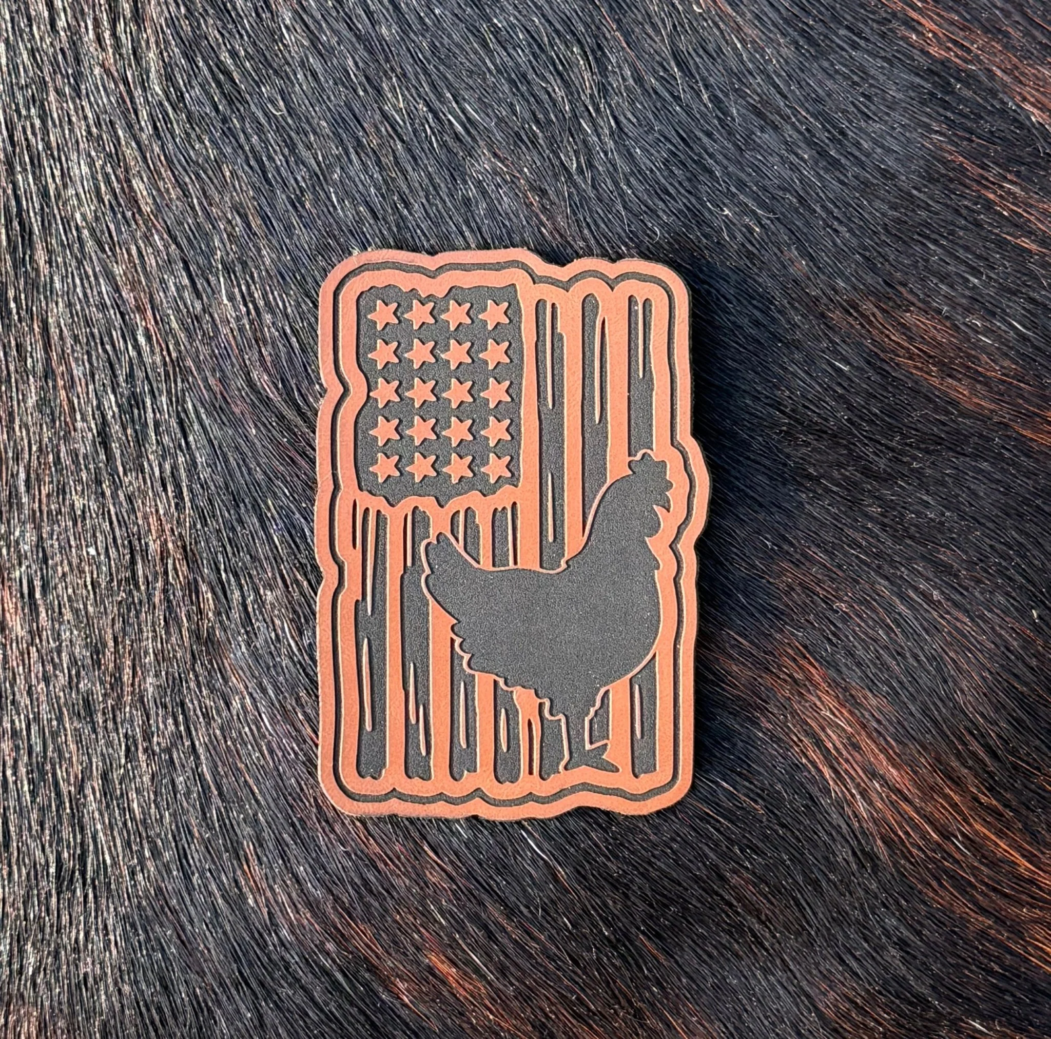Engraved American Chicken