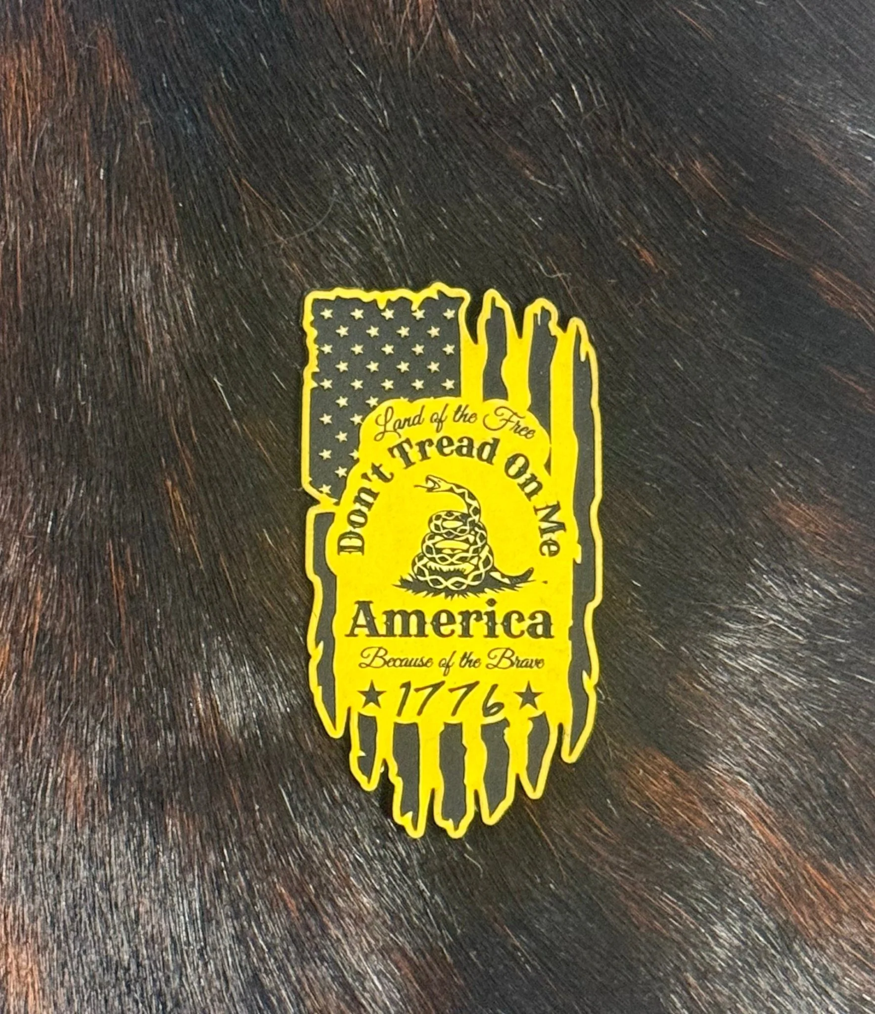 Engraved Don’t Tread On Me Patch