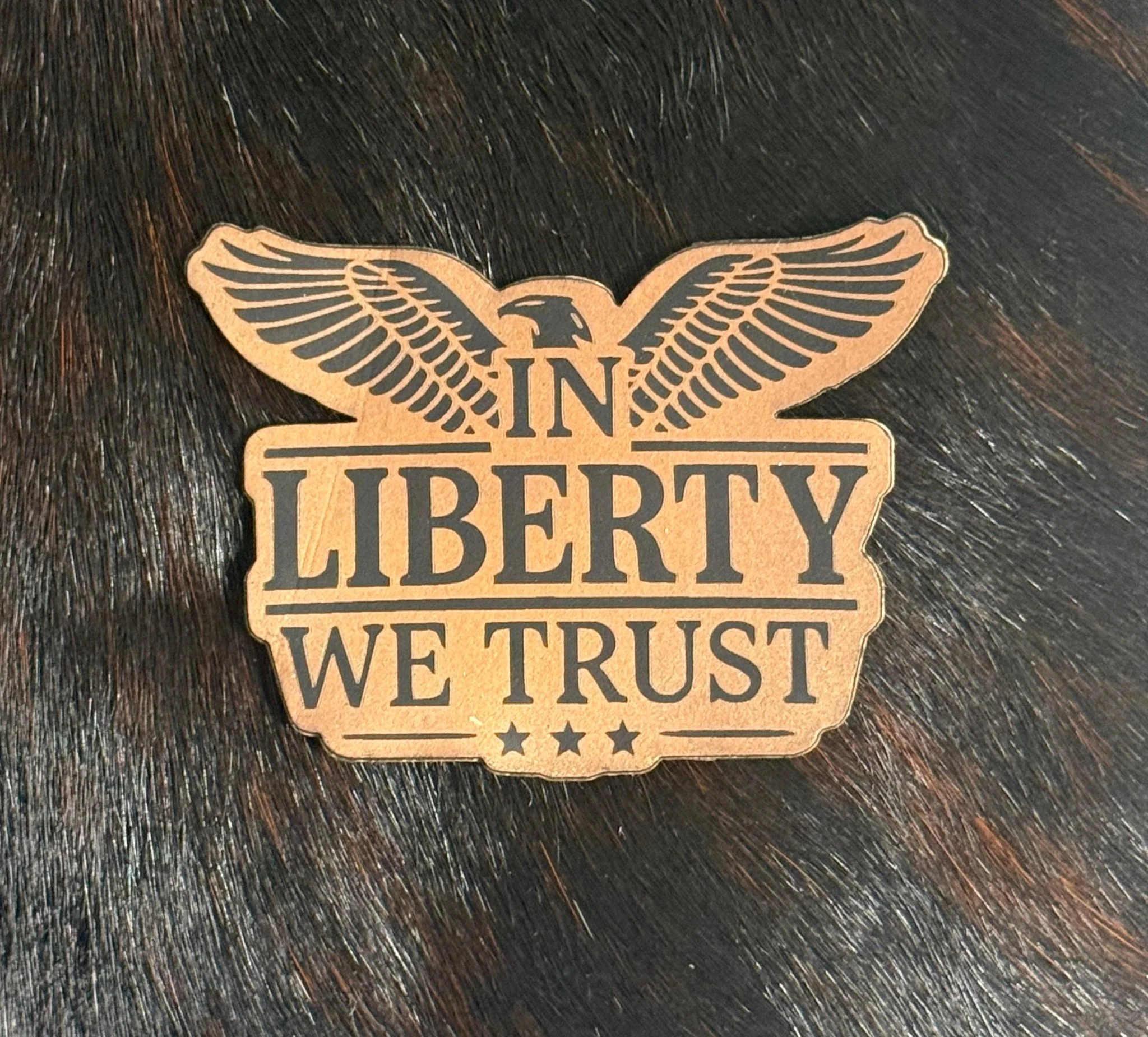 Engraved In Liberty We Trust Patch