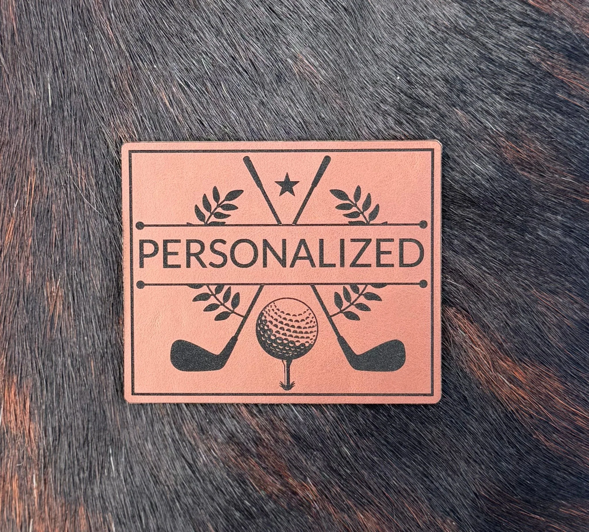 Engraved Personalized Golf Patch
