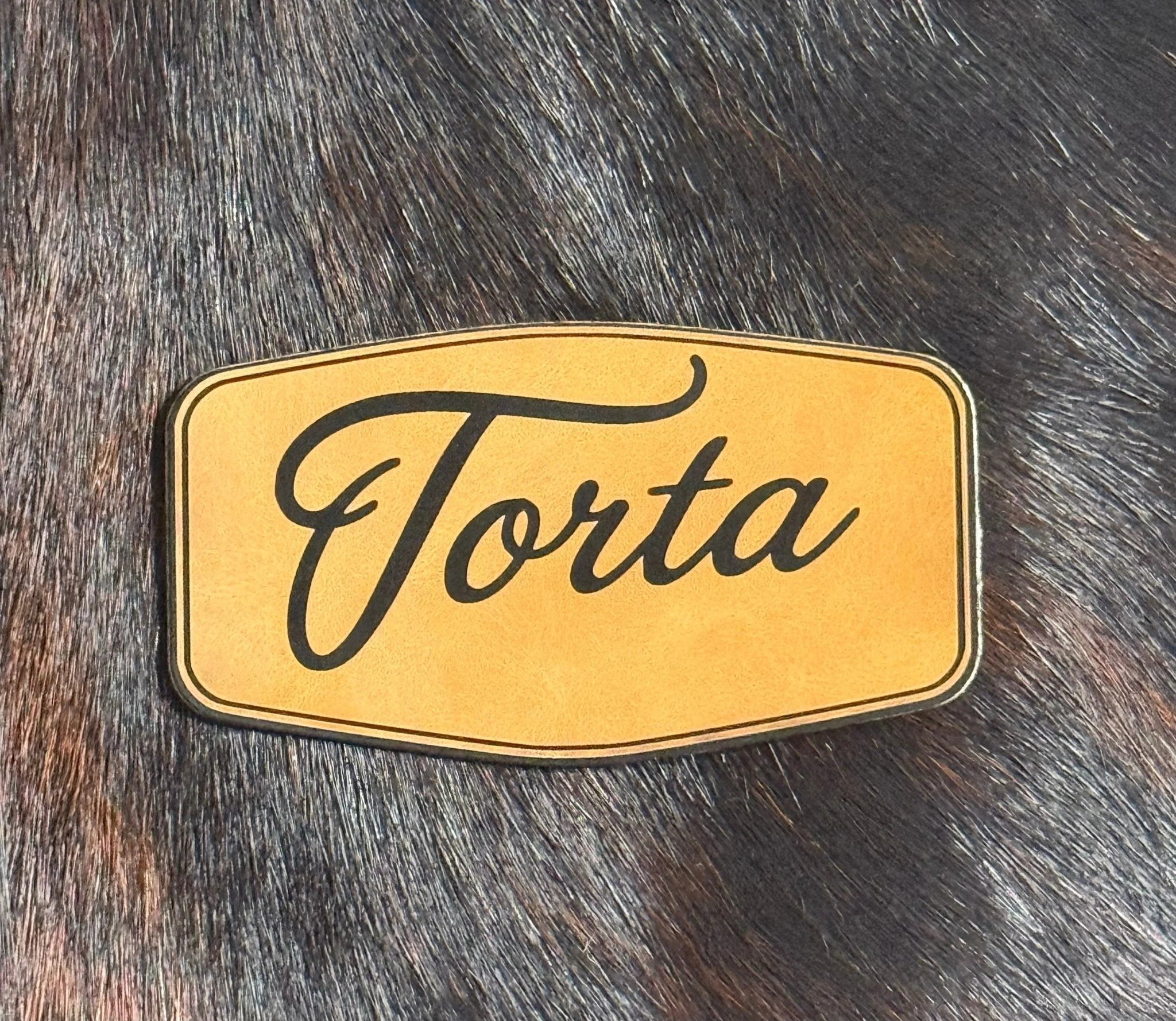 Engraved Torta Patch