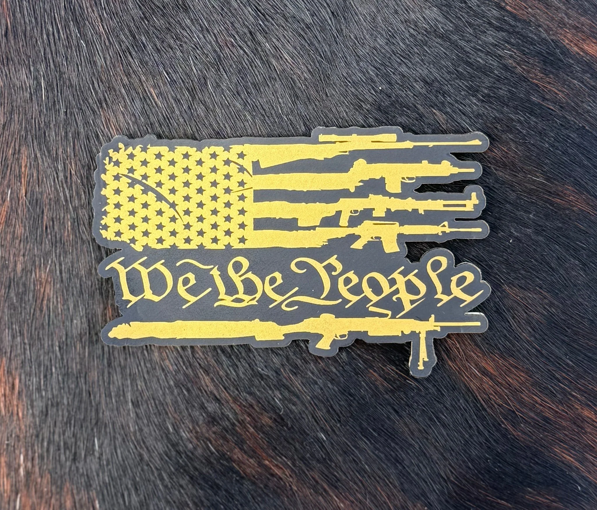 Engraved We The People Patch