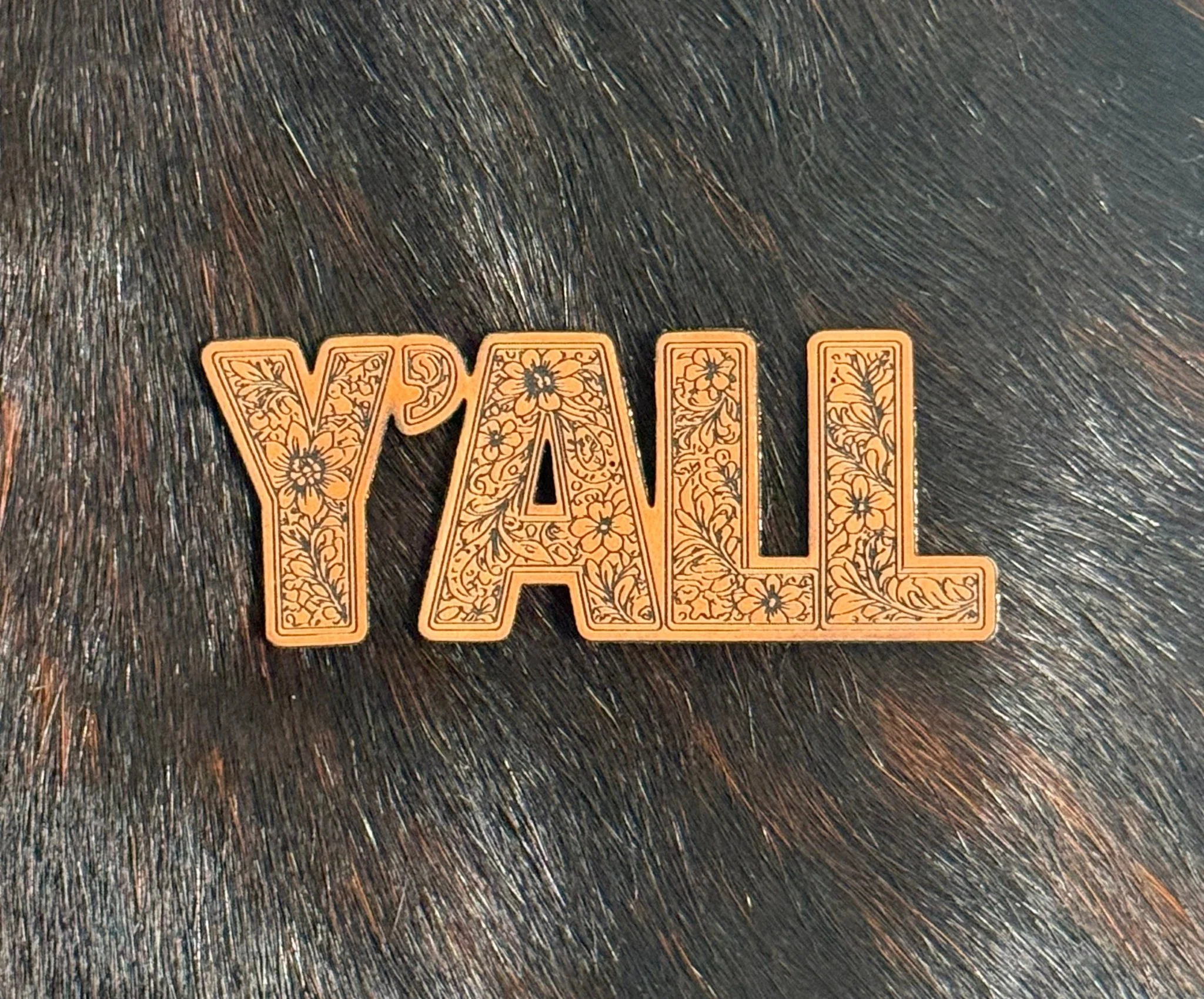 Engraved Y’all Patch (Light)