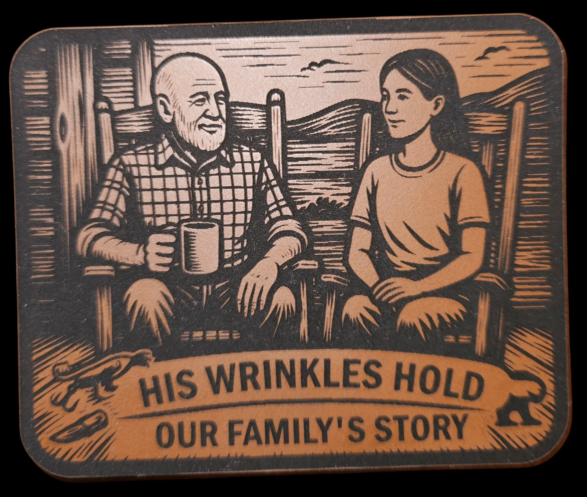 Fathers Day- His Wrinkles Hold Our Family's Story